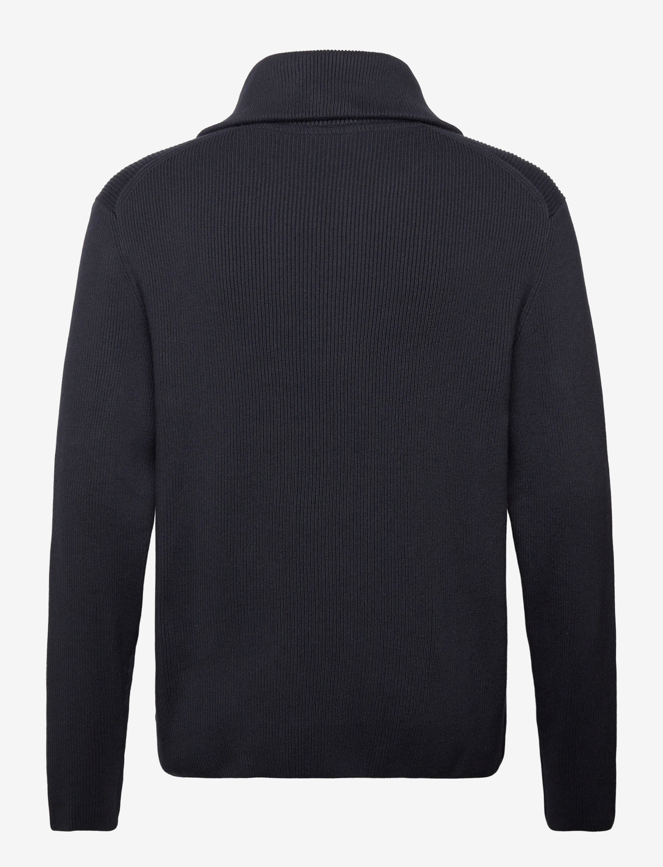 Lindbergh - Half zip rib knit w?. oversized col - pullover mit halbem reißverschluss - navy - 1