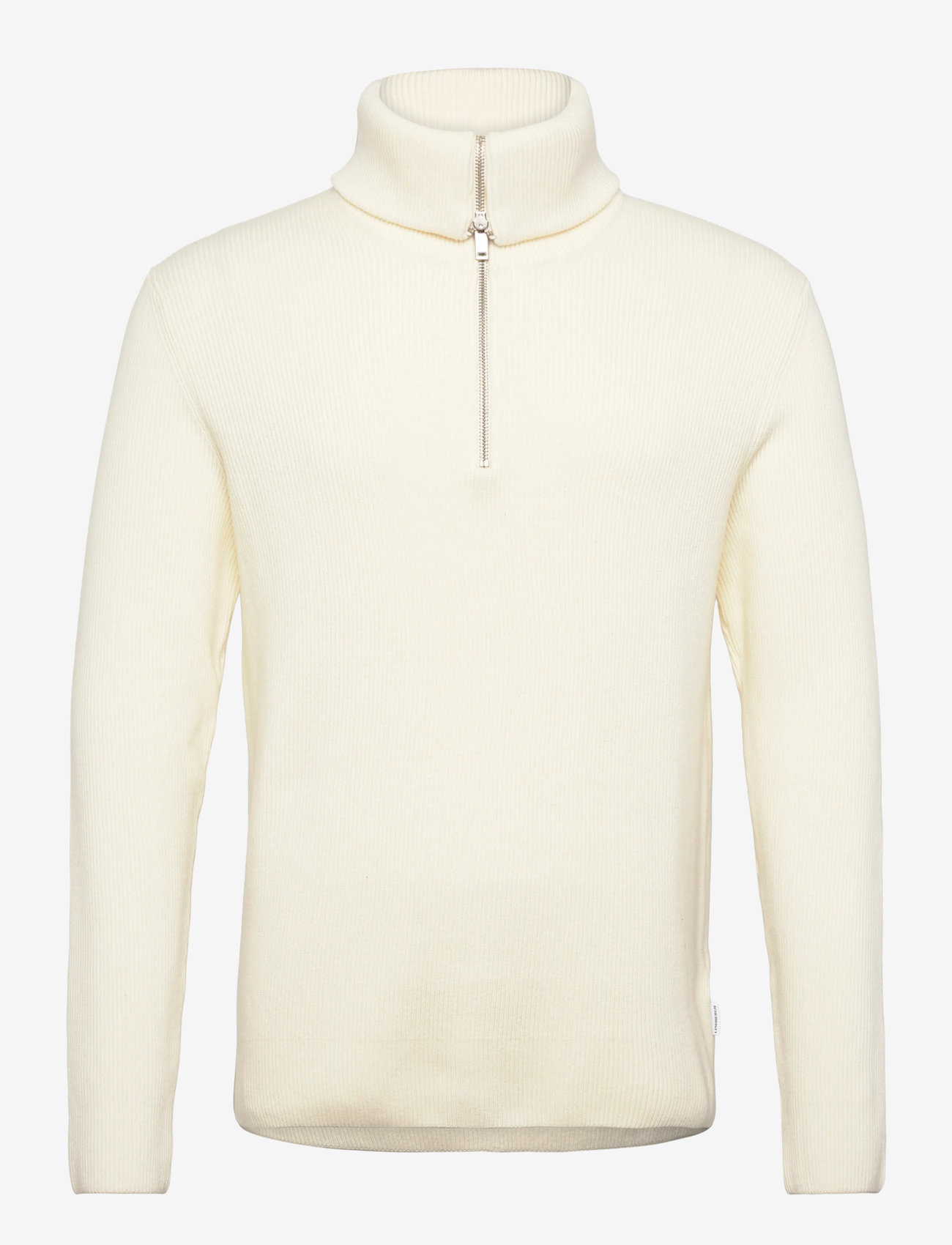 Lindbergh - Half zip rib knit w?. oversized col - pullover mit halbem reißverschluss - pearl white - 0