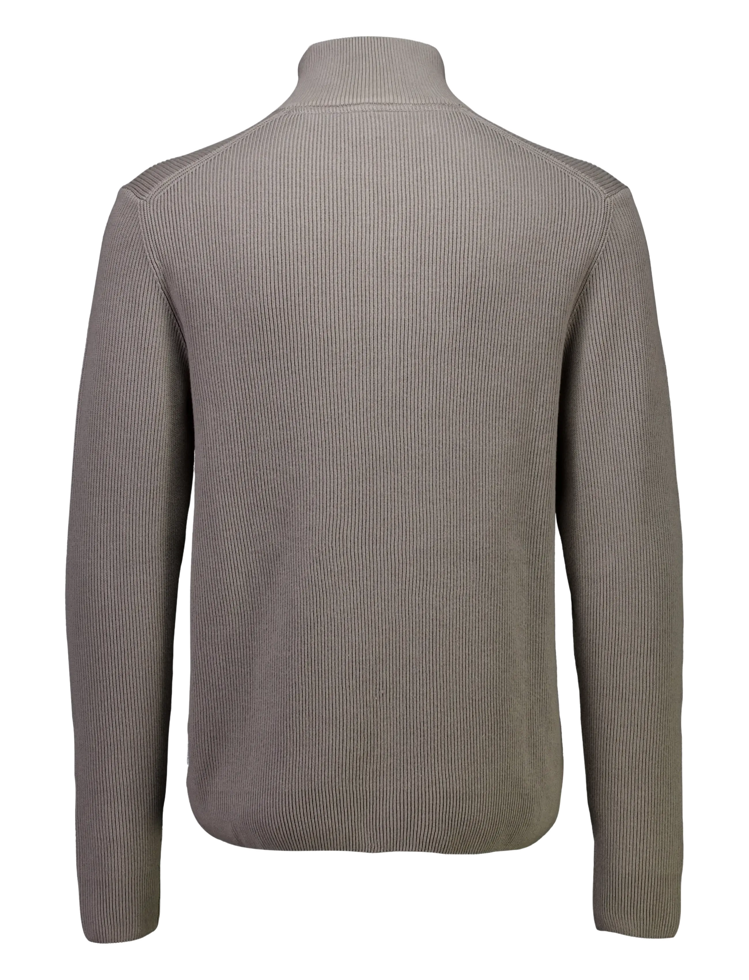 Lindbergh - Half zip rib knit - half zip-tröjor - grey stone - 2
