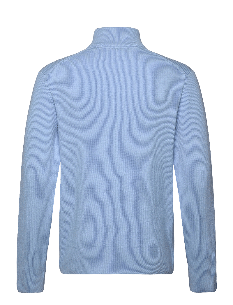 Lindbergh - Half zip rib knit - pullover mit halbem reißverschluss - lt blue - 2