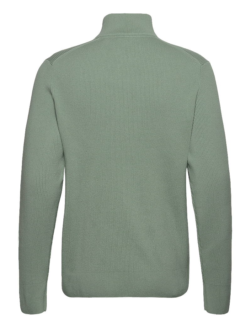 Lindbergh - Half zip rib knit - halfzip strik - mid green - 2