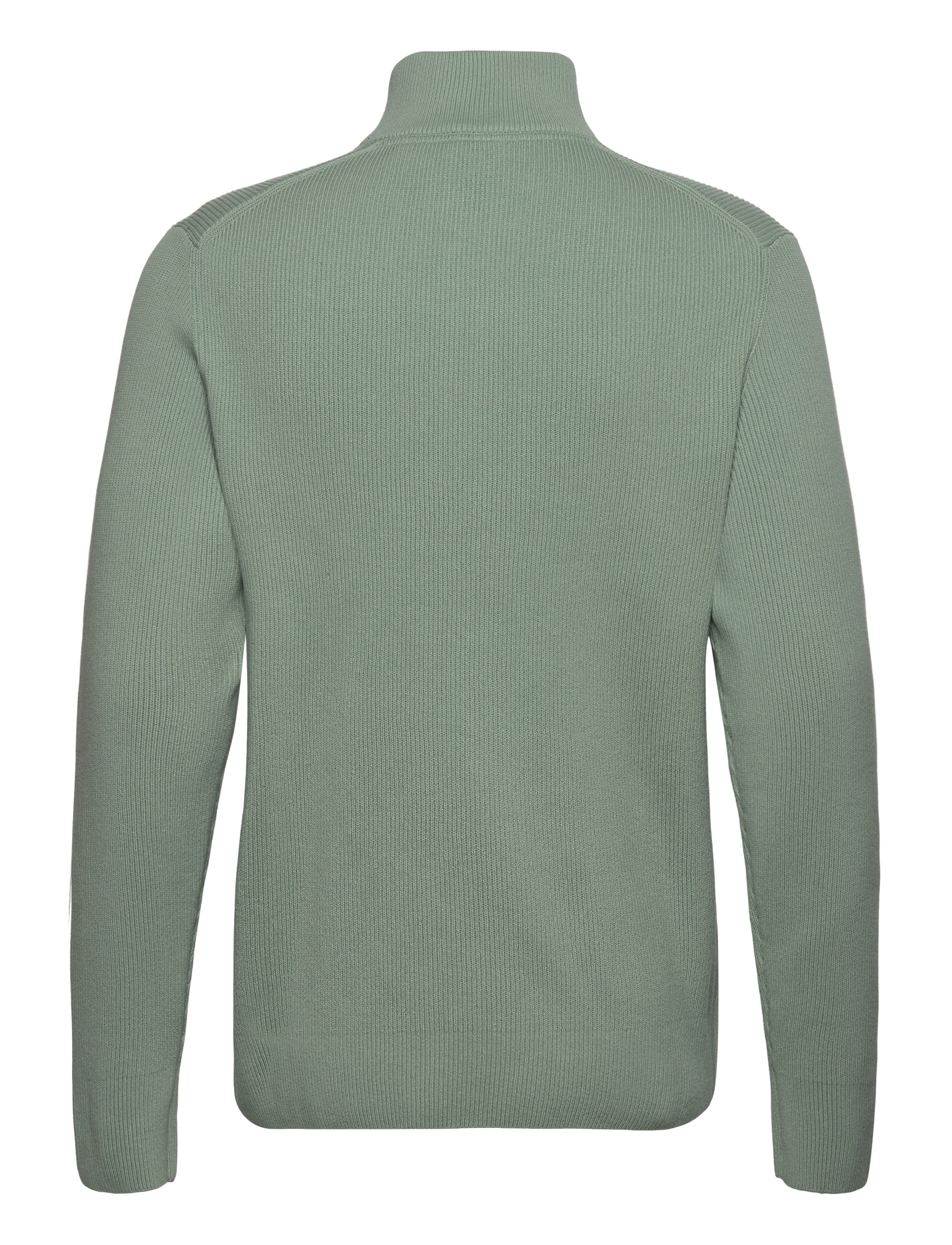 Lindbergh - Half zip rib knit - pullover mit halbem reißverschluss - mid green - 2