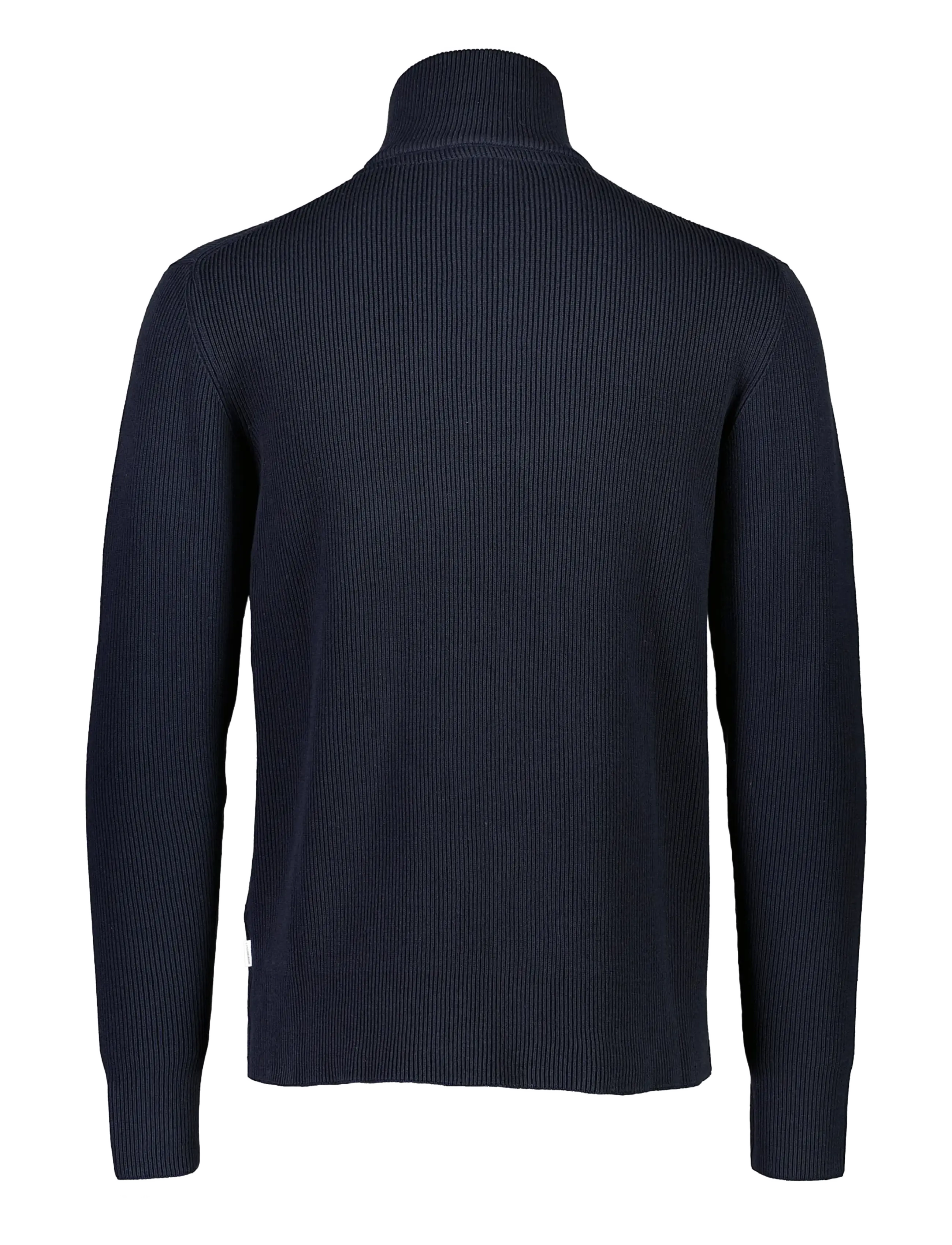 Lindbergh - Half zip rib knit - half zip-tröjor - navy - 2