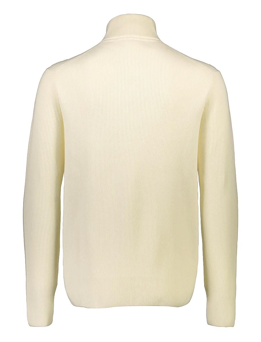 Lindbergh - Half zip rib knit - half zip-tröjor - pearl white - 2