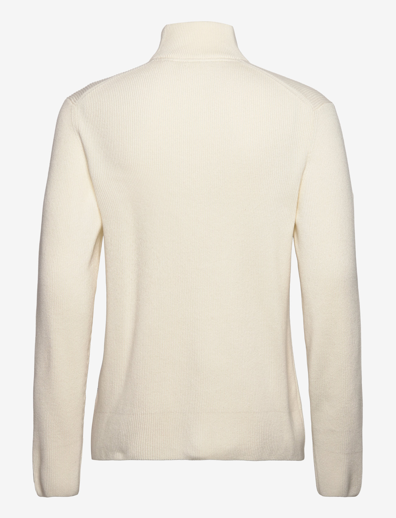 Lindbergh - Half zip rib knit - efterårstøj - pearl white - 2