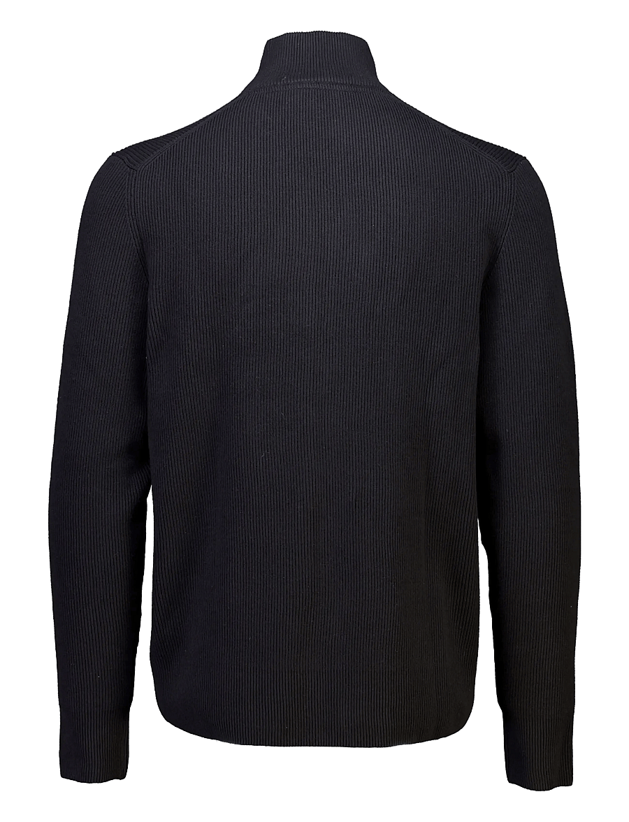 Lindbergh - Knitted zip cardigan - pullover mit durchgehendem reißverschluss - black - 2