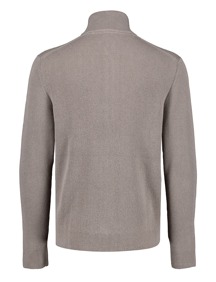 Lindbergh - Knitted zip cardigan - pullover mit durchgehendem reißverschluss - grey stone - 1