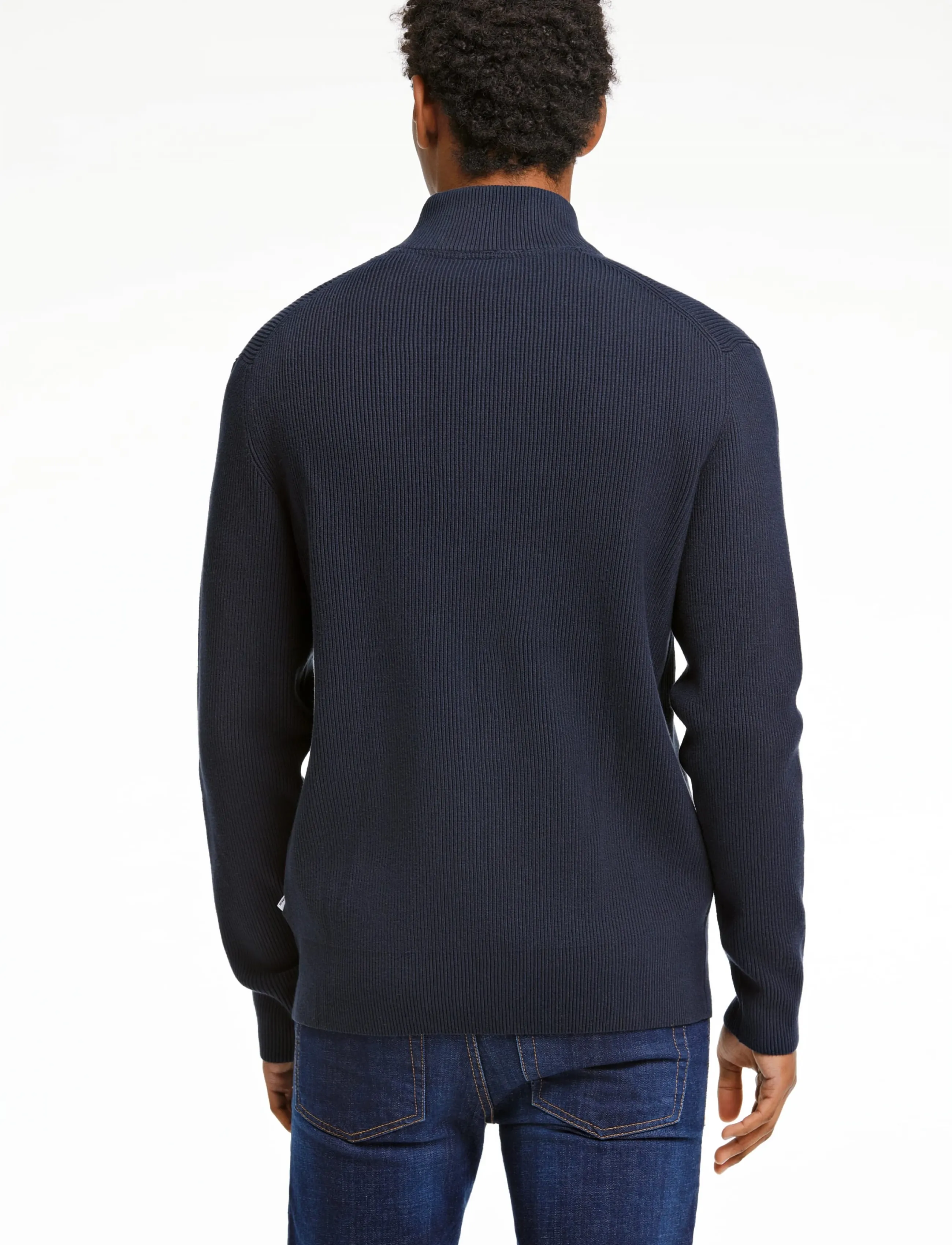 Lindbergh - Knitted zip cardigan - full zip tröjor - navy - 3