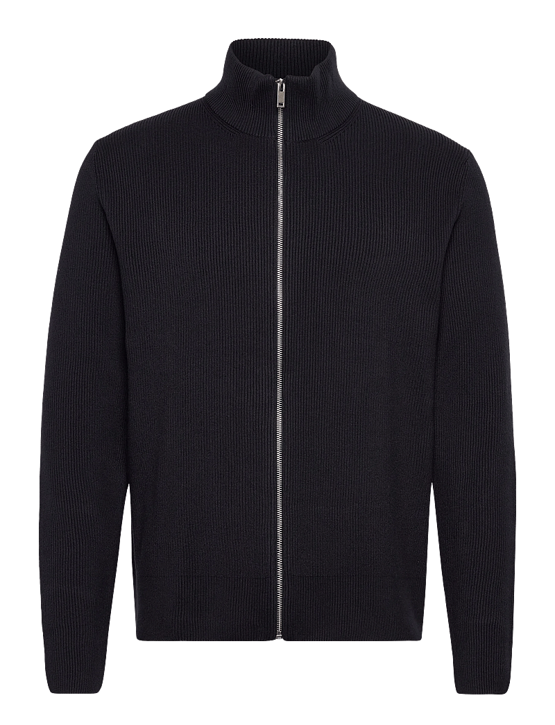 Lindbergh - Knitted zip cardigan - full zip tröjor - navy - 0