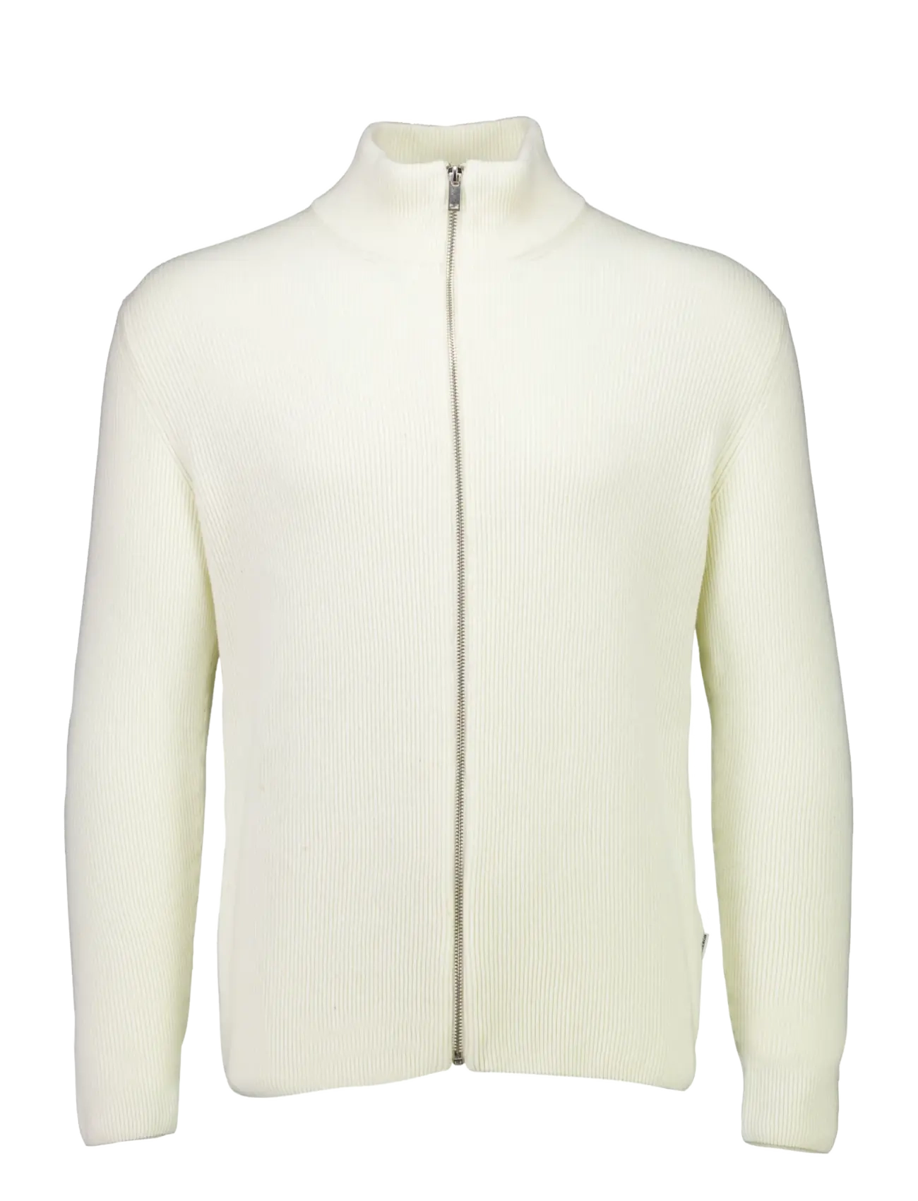 Lindbergh Knitted zip cardigan - Lindbergh - PEARL WHITE / cream