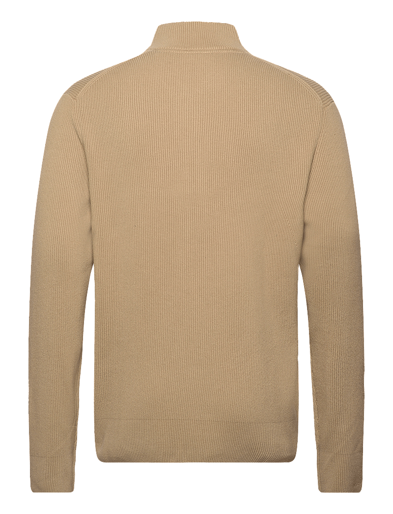 Lindbergh - Knitted zip cardigan - pullover mit durchgehendem reißverschluss - stone - 1