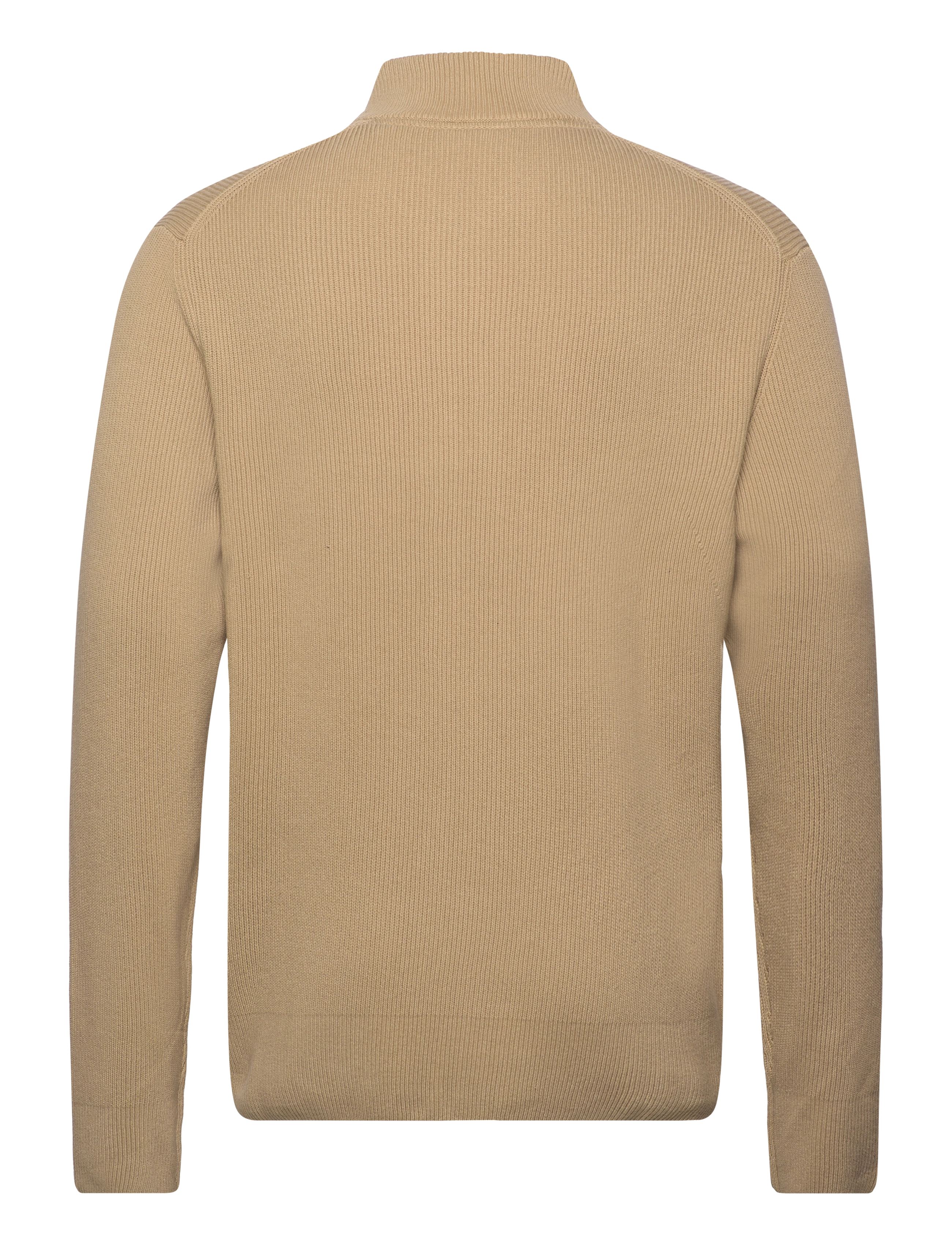 Lindbergh - Knitted zip cardigan - full zip jumpers - stone - 1