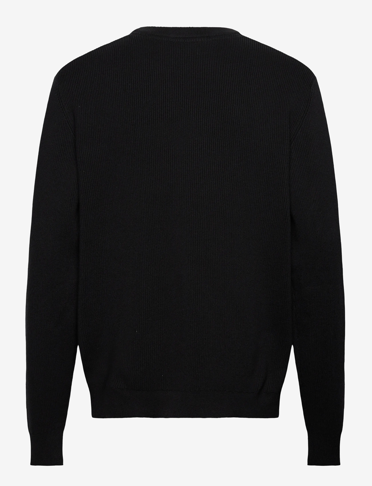 Lindbergh - Rib knitted o-neck knit - rund hals - black - 1