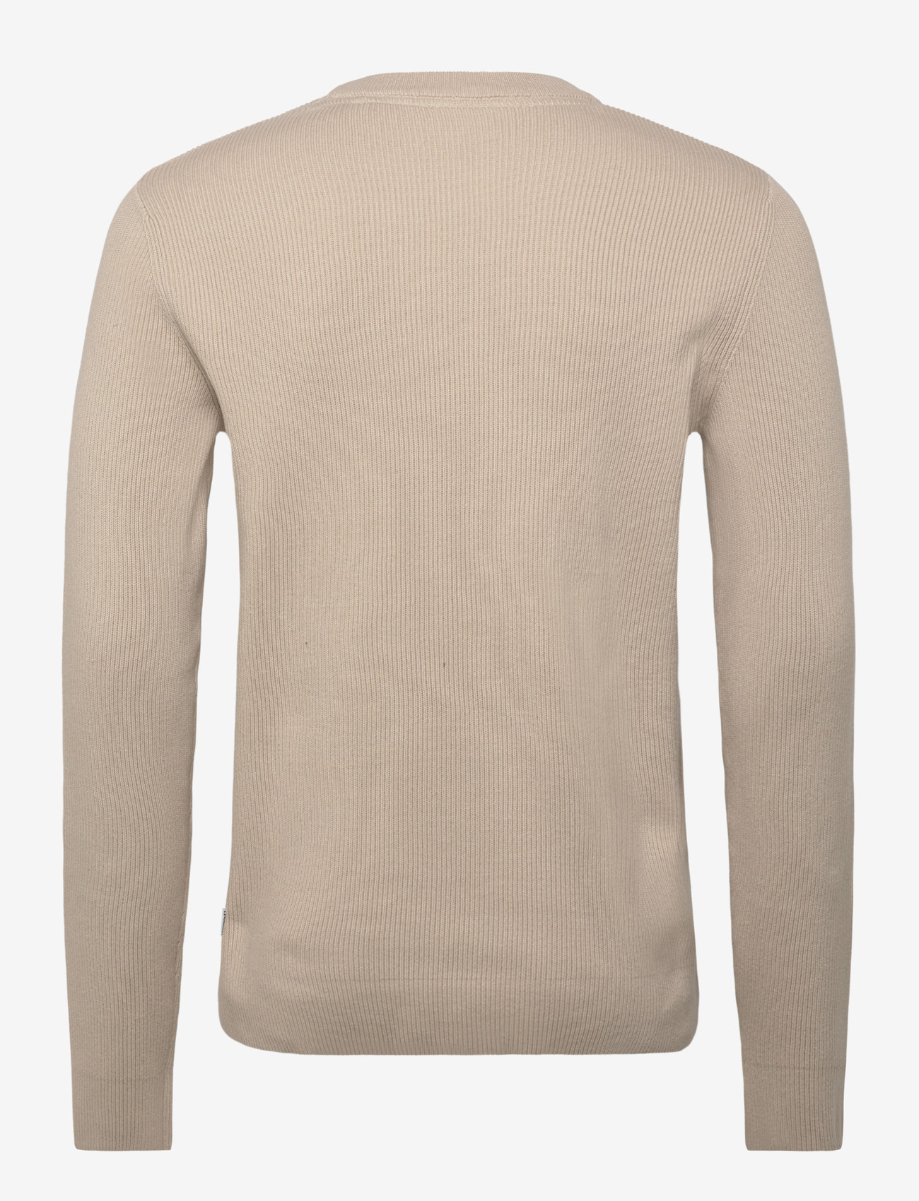 Lindbergh - Rib knitted o-neck knit - Ümmarguse kaelusega kudumid - lt stone grey - 2