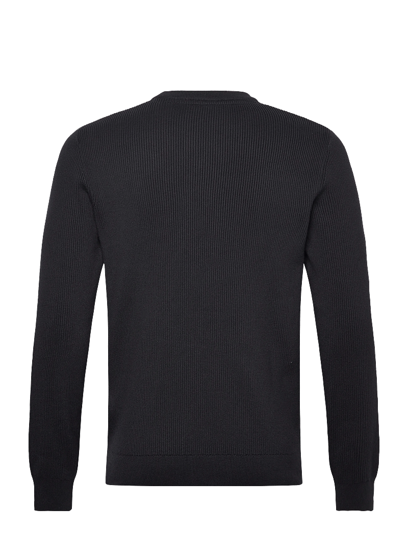 Lindbergh - Rib knitted o-neck knit - rundhals - navy - 1