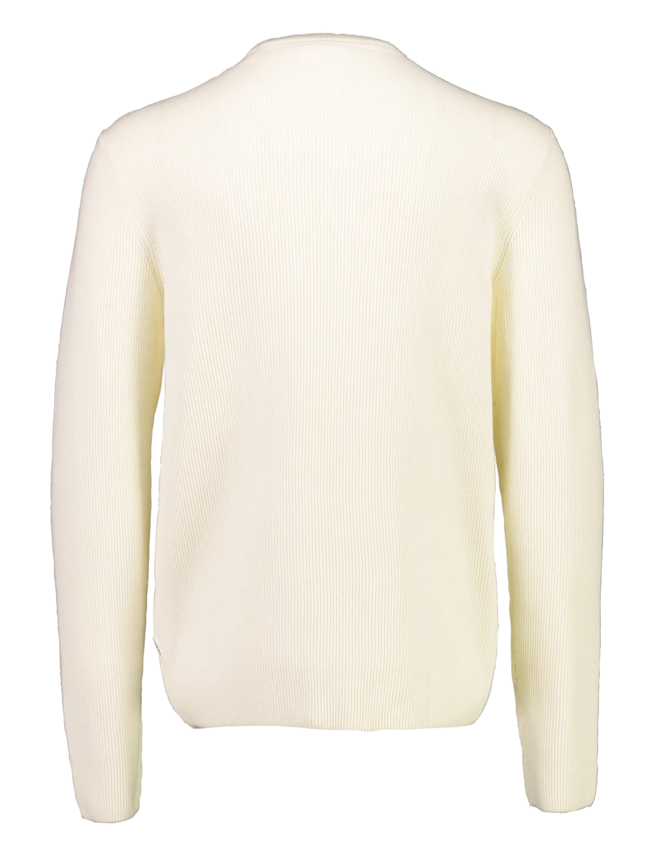 Lindbergh - Rib knitted o-neck knit - rund hals - pearl white - 2