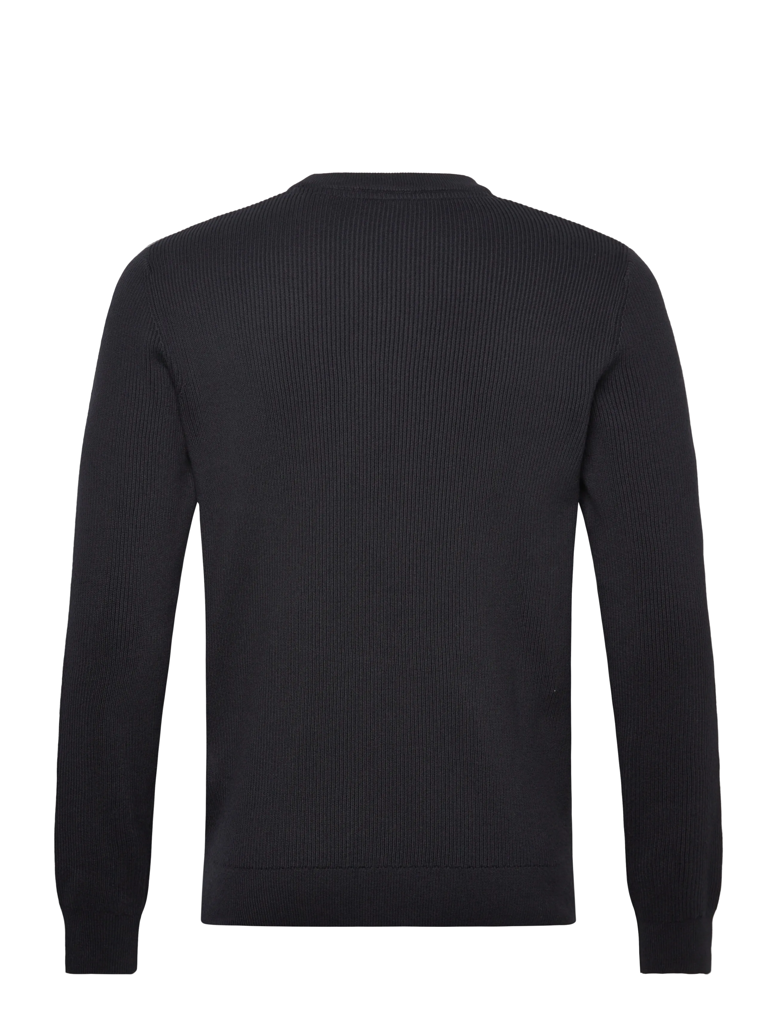 Lindbergh - Rib knitted o-neck knit - rundhalsad - navy - 1