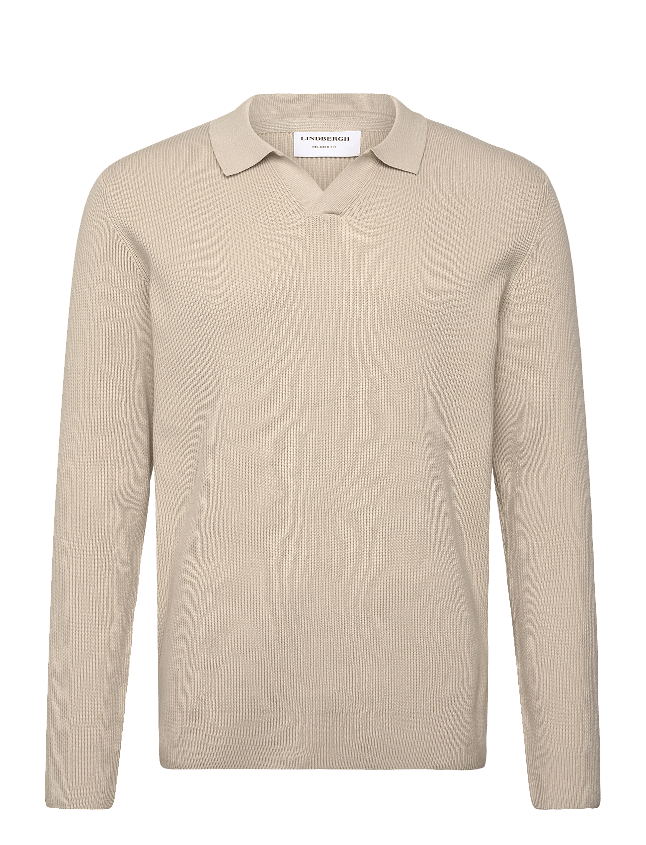 Lindbergh - Rib Knitted L/S V-Neck
