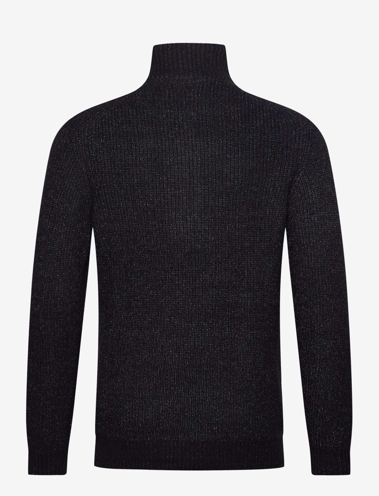Lindbergh - Stand-up collar knit - half zip-tröjor - black - 1