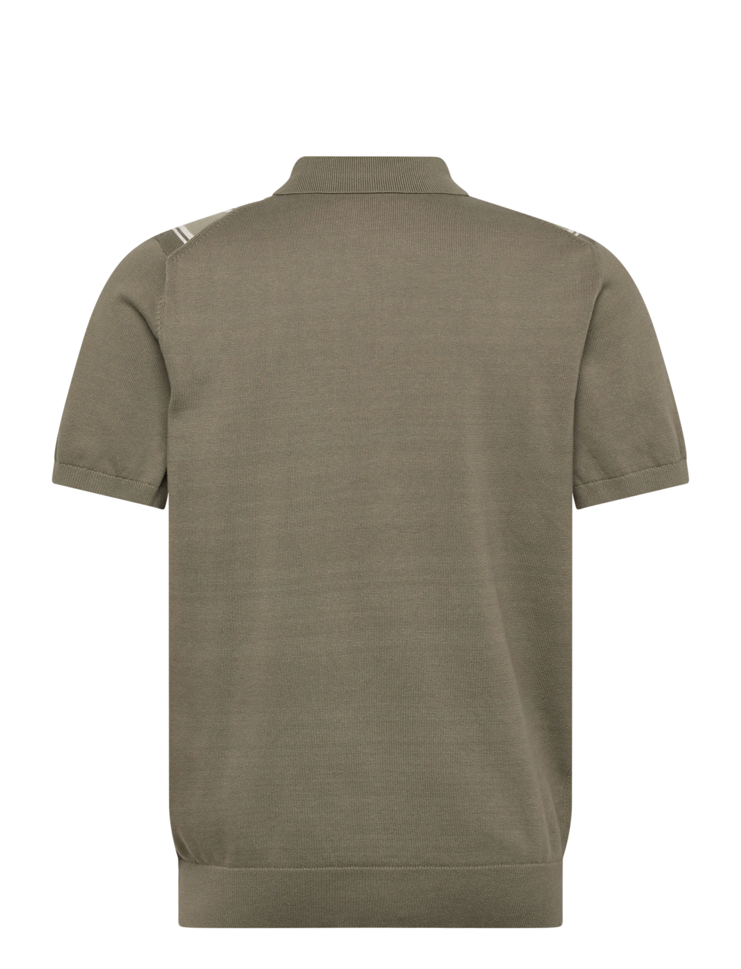Lindbergh - Knitted polo cardigan - kurzarmhemden - dk olive - 2