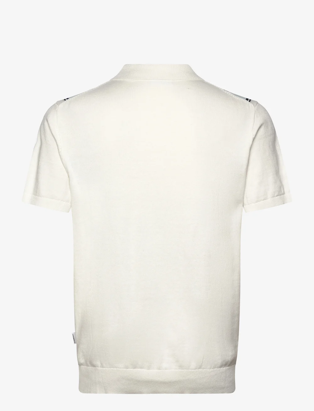 Lindbergh - Knitted polo cardigan - overhemden met korte mouw - off white - 1