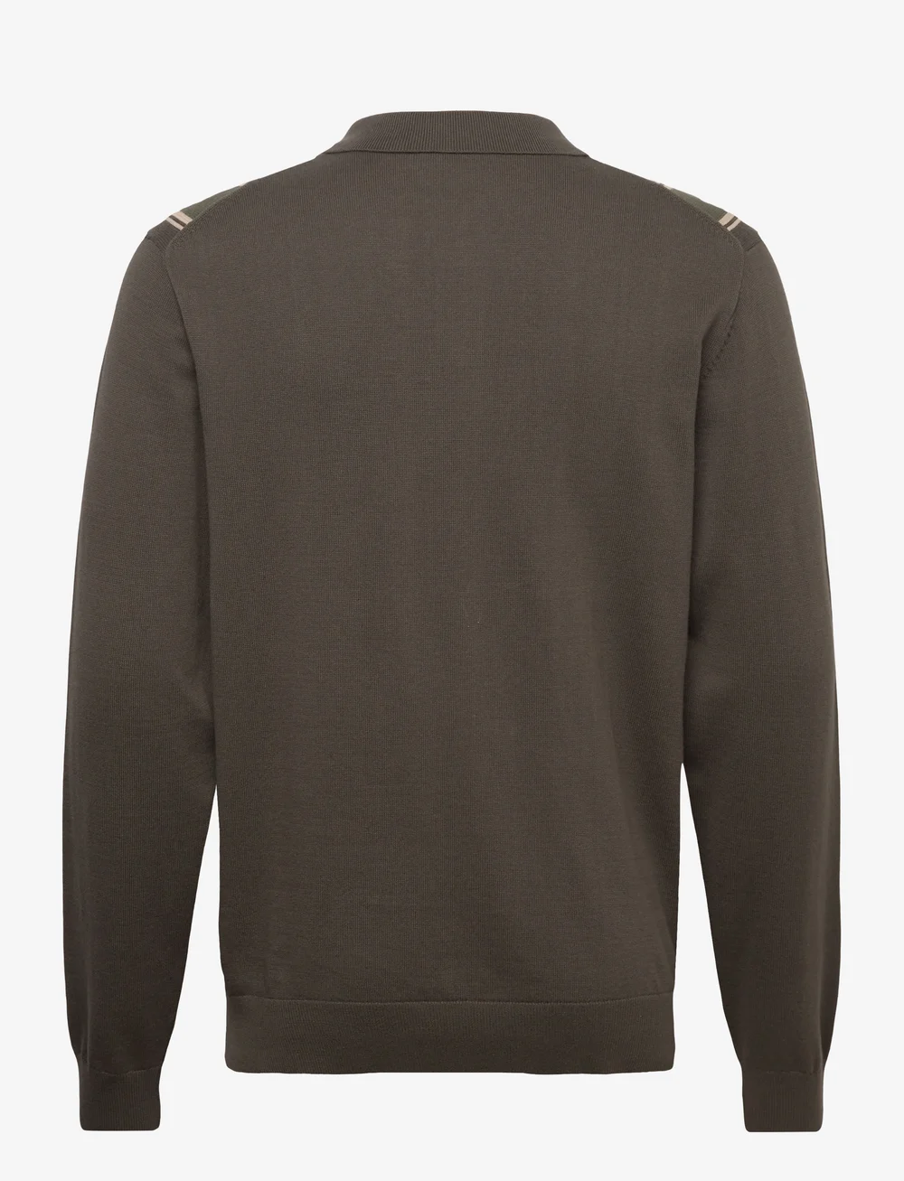 Lindbergh - ?Knitted polo cardigan L/S - koftor - deep army - 2