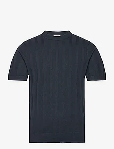 Knitted crew neck t-shirt, Lindbergh