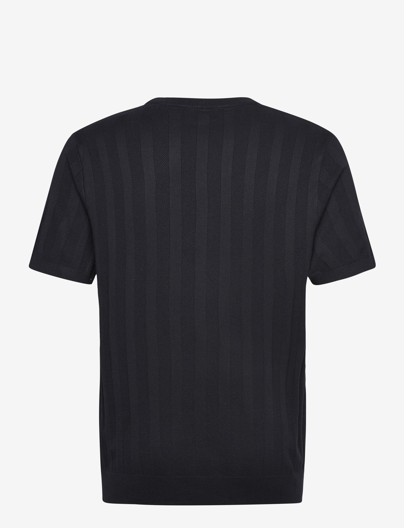 Lindbergh - Knitted crew neck t-shirt - lühikeste varrukatega t-särgid - navy - 2