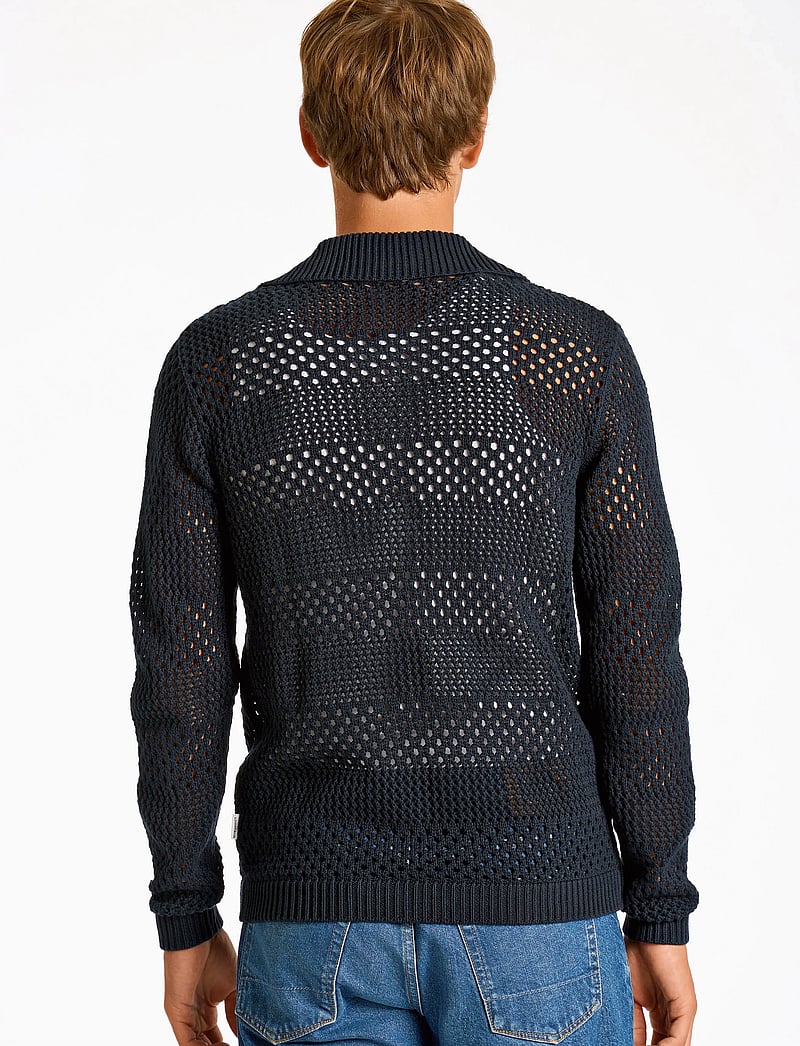 Lindbergh - Crochet cardigan - kardiganid - navy - 3