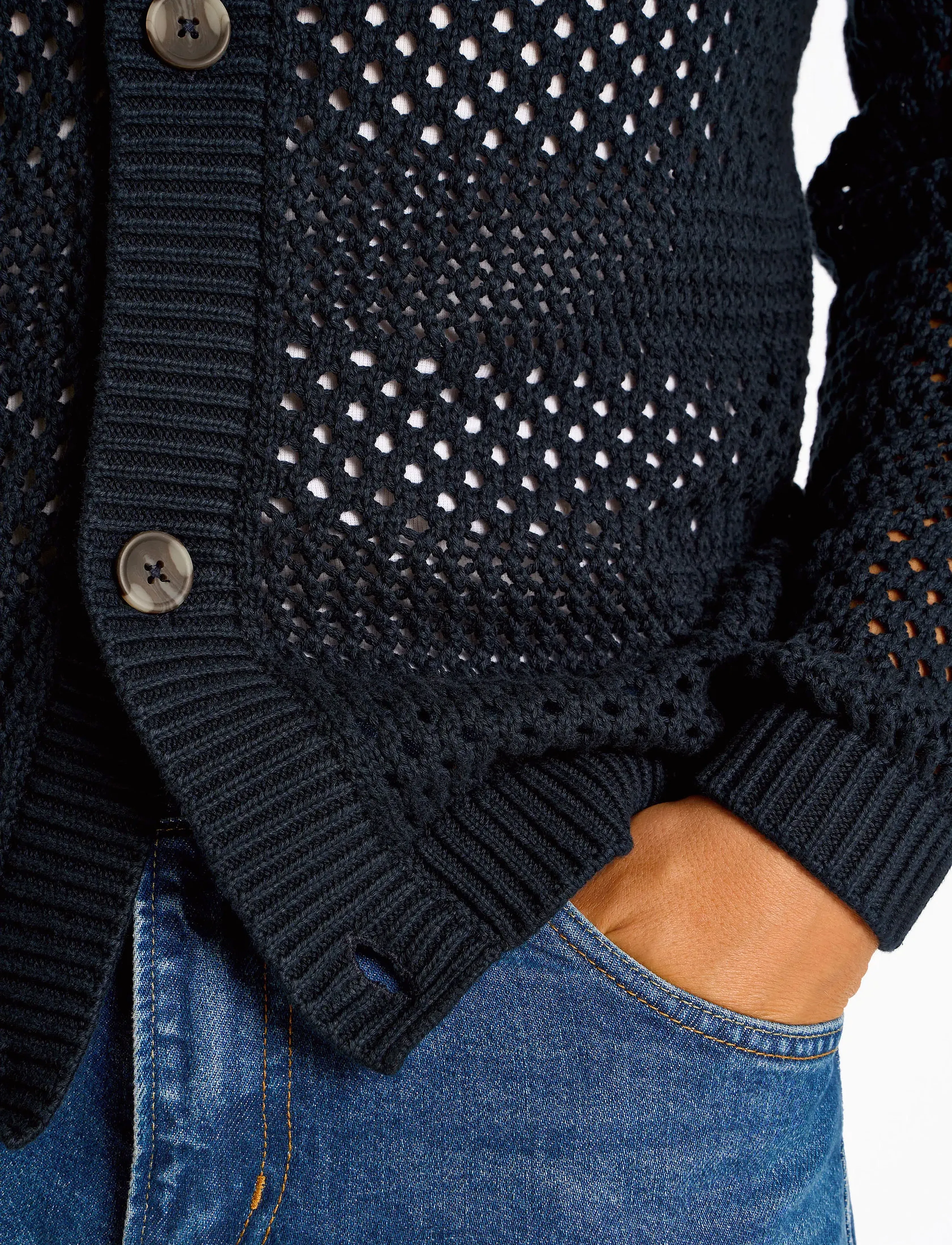Lindbergh Crochet Cardigan herr – bild 5