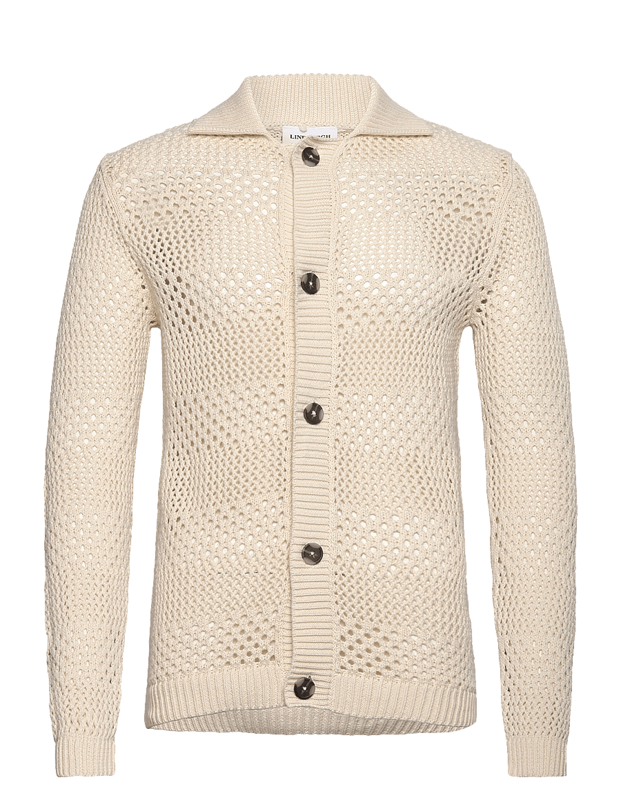 Lindbergh - Crochet cardigan - cardigans - pearl white - 1