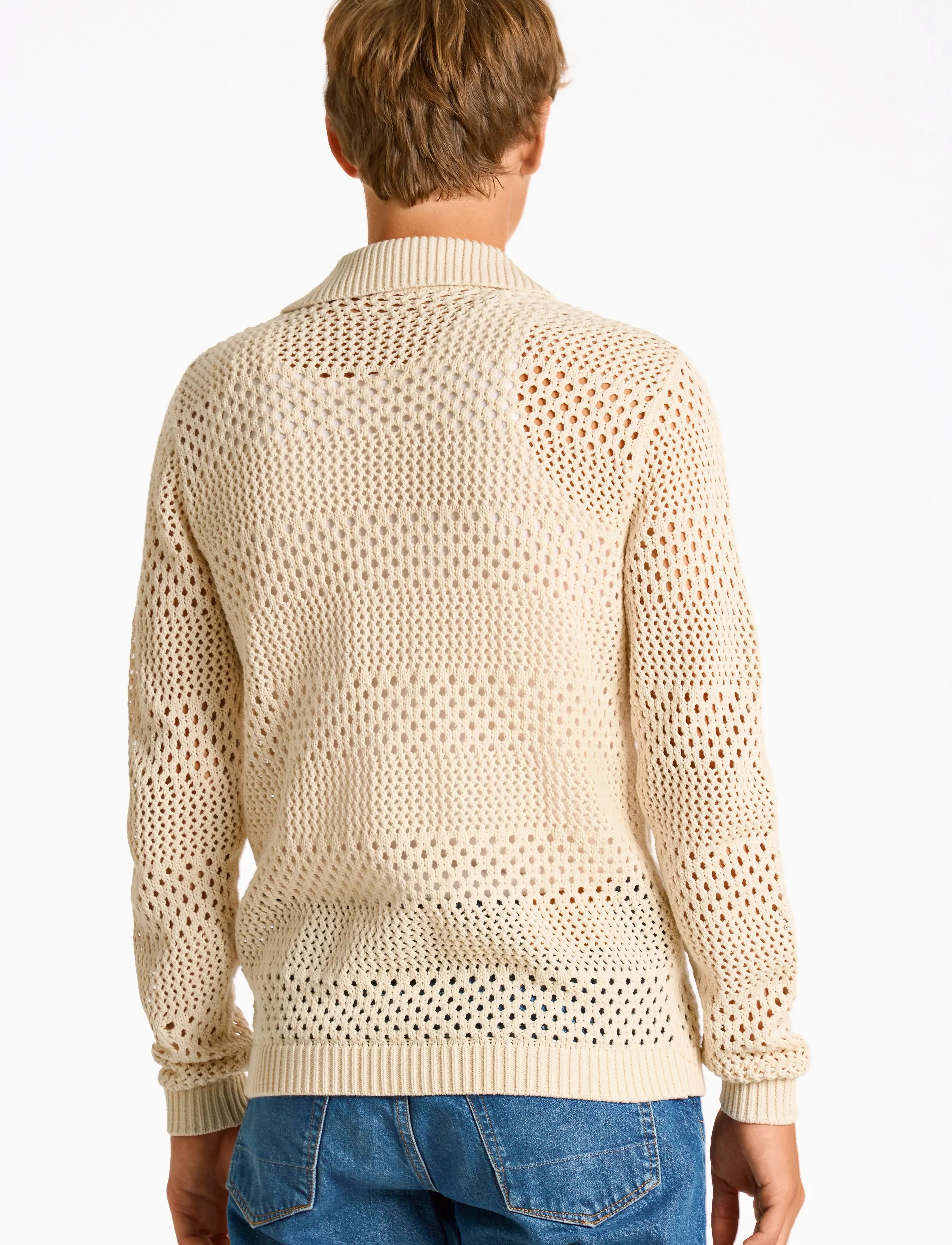 Lindbergh - Crochet cardigan - kudumid - pearl white - 3
