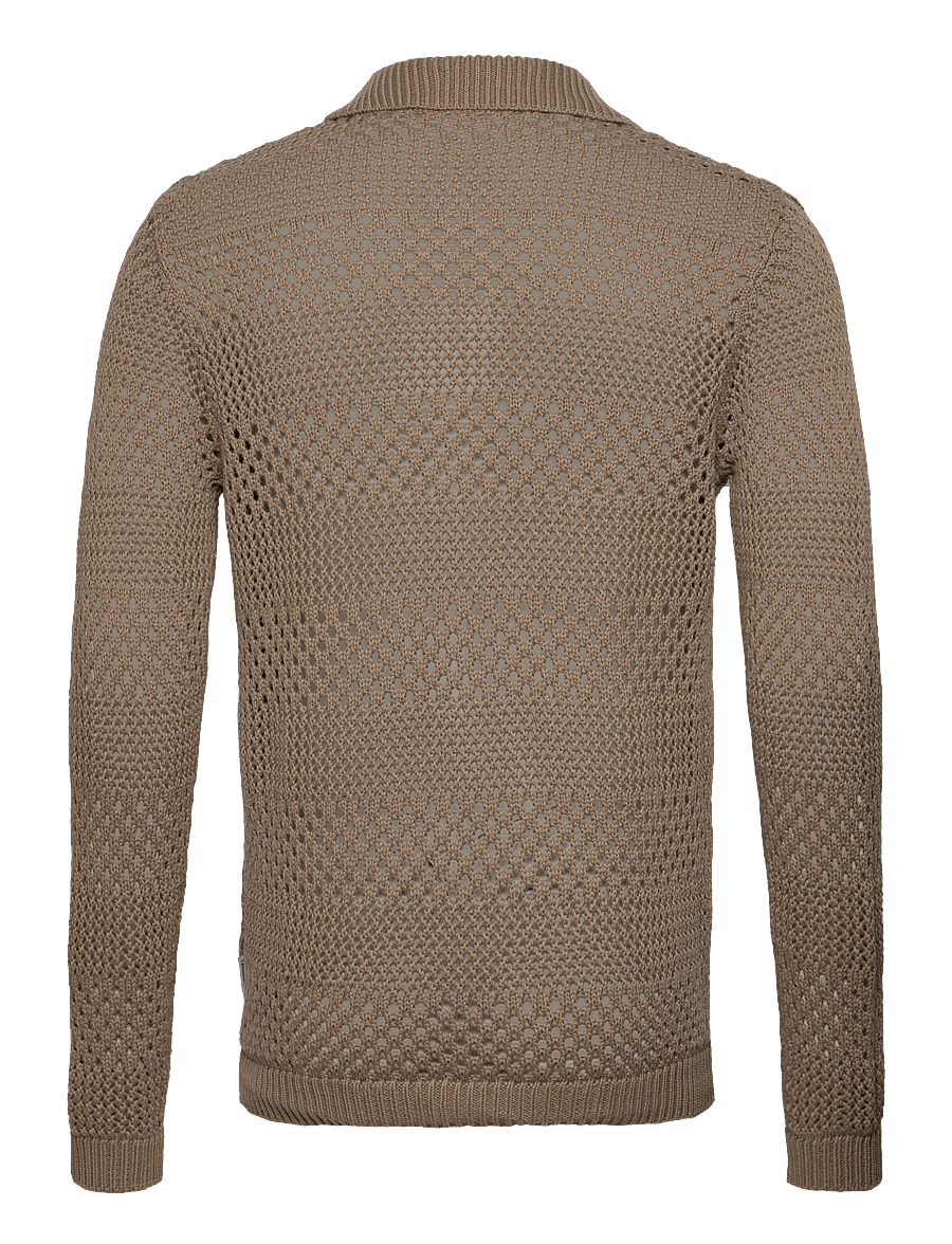 Lindbergh - Crochet cardigan - strickjacken - stone - 2