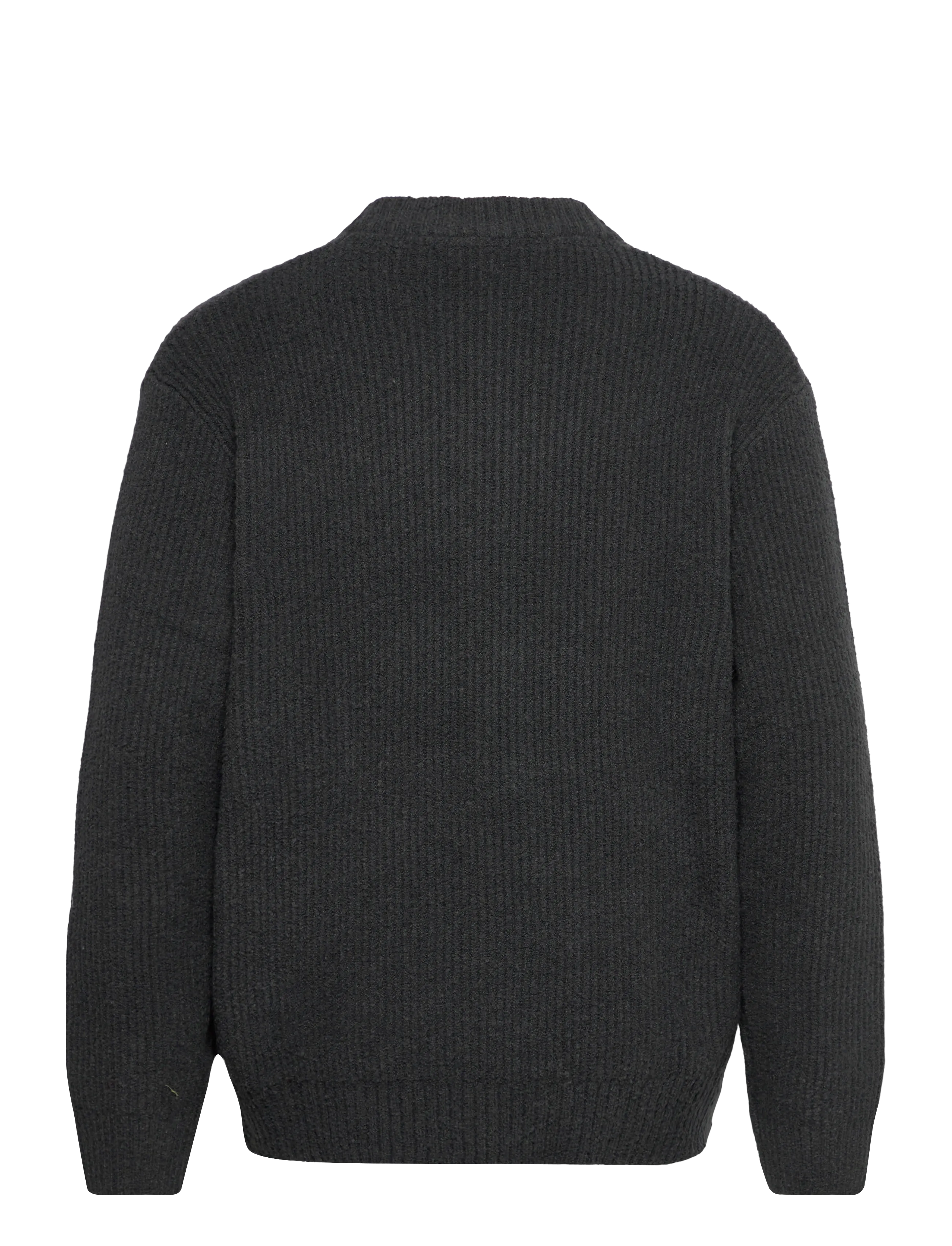 Lindbergh - Heavy lambswool look cardigan - cardigan - dusty black - 1