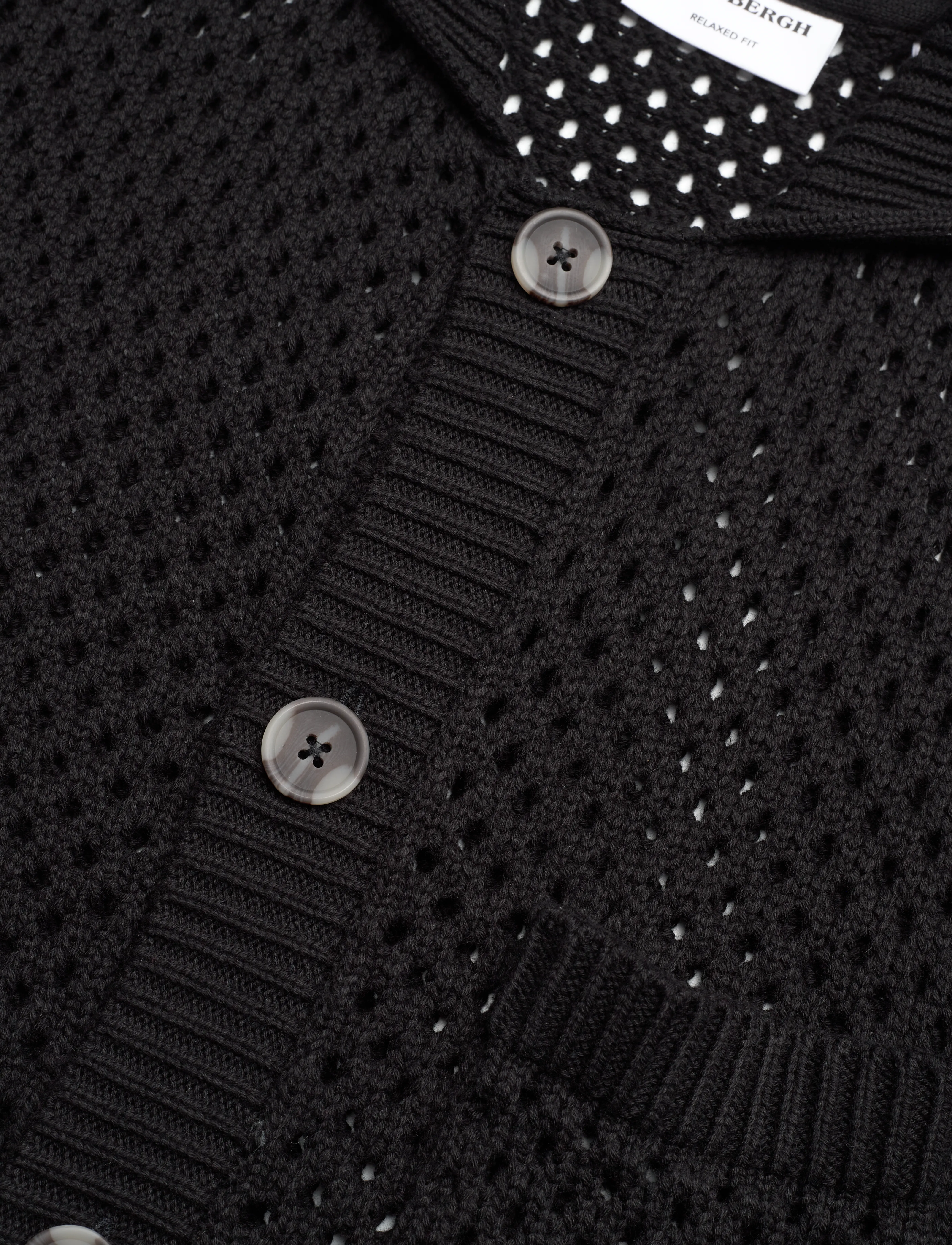 Lindbergh - Chrocet S/S cardigan - cardigans - black - 3