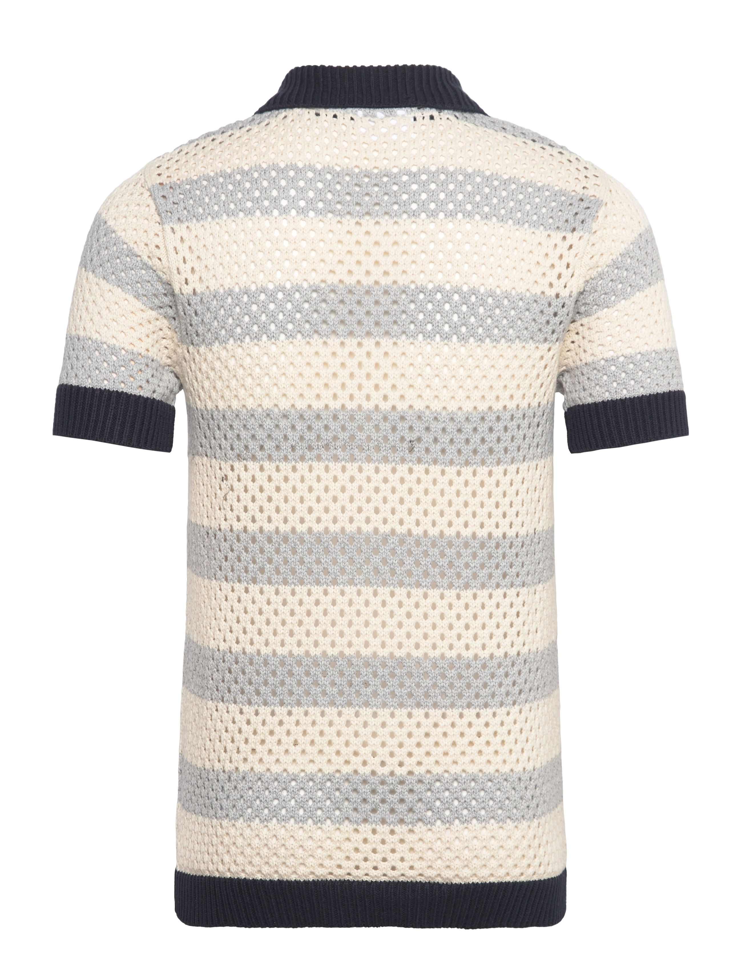 Lindbergh - Crochet S/S cardigan - krótki rękaw - grey mel - 2