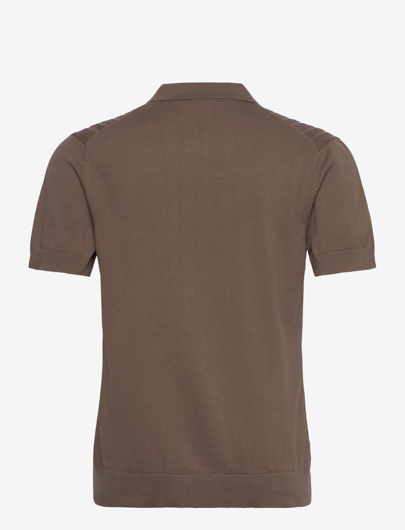 Lindbergh - Knitted S/S cable cardigan - kortärmade skjortor - dk stone - 1