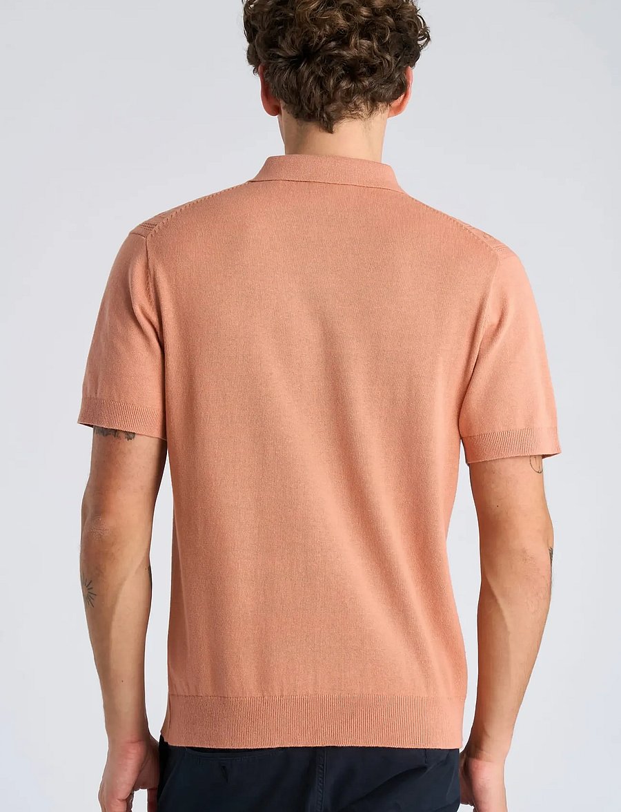 Lindbergh - Knitted S/S cable cardigan - kortærmede skjorter - rose - 4