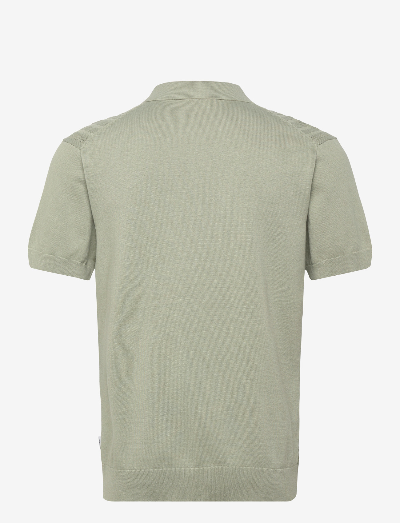 Lindbergh - Knitted S/S cable cardigan - kortærmede skjorter - sage green - 2