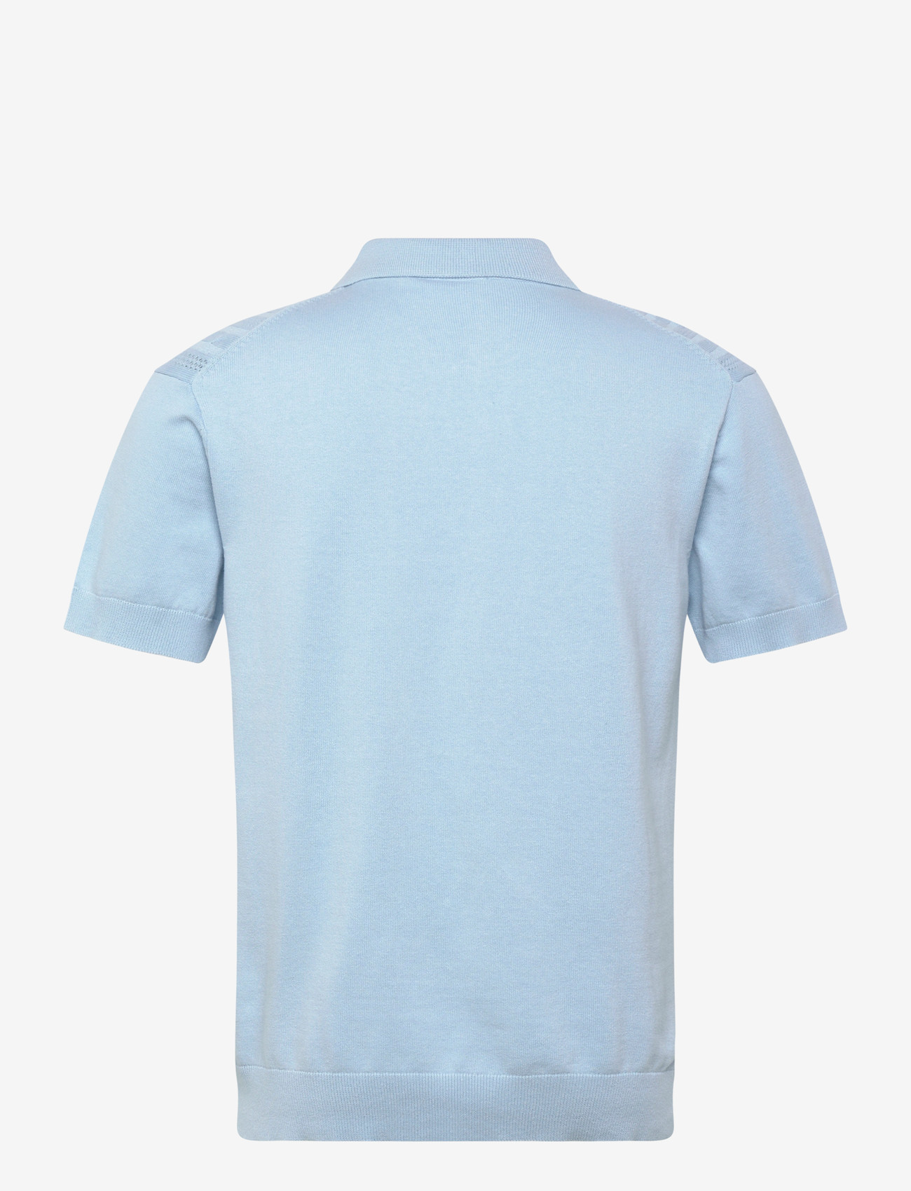 Lindbergh - Knitted S/S cable cardigan - kortærmede skjorter - sky blue - 2