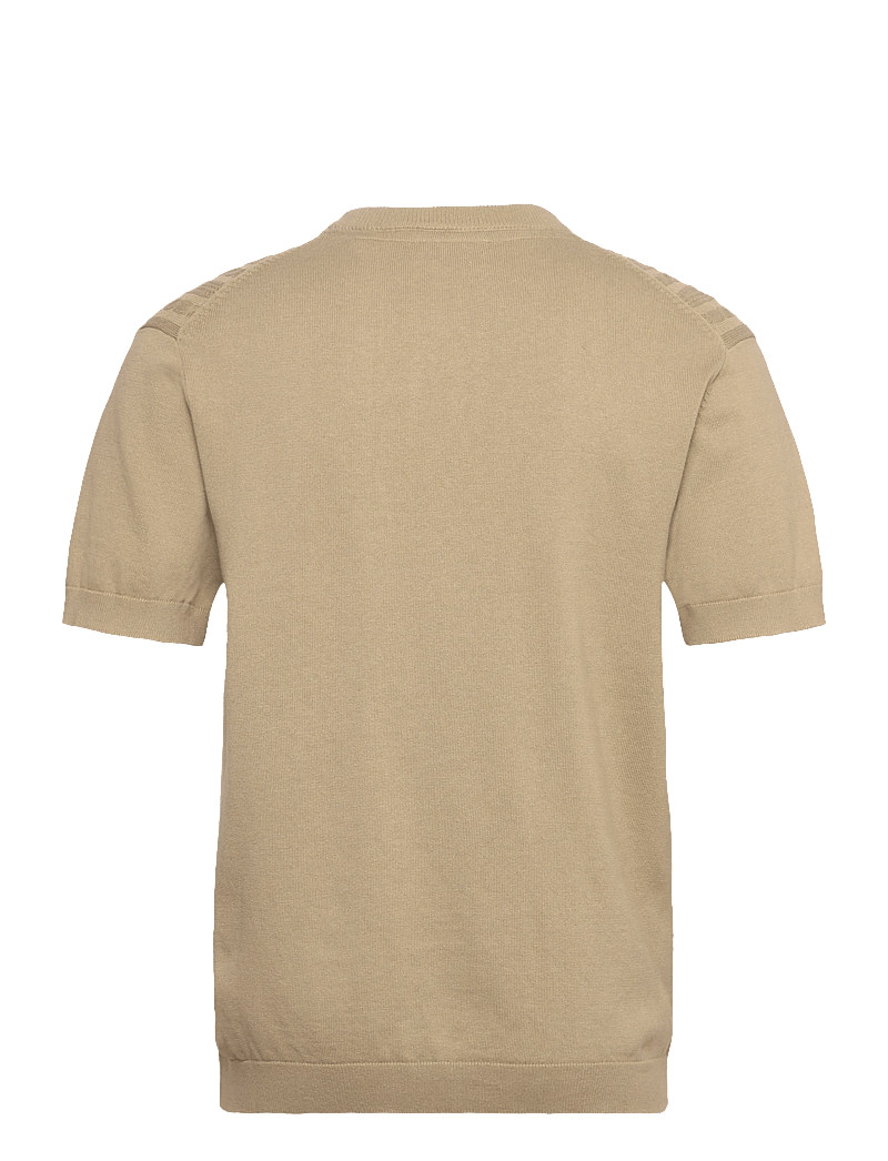 Lindbergh - Knitted S/S o-neck tee - polostrik - dusty green - 2