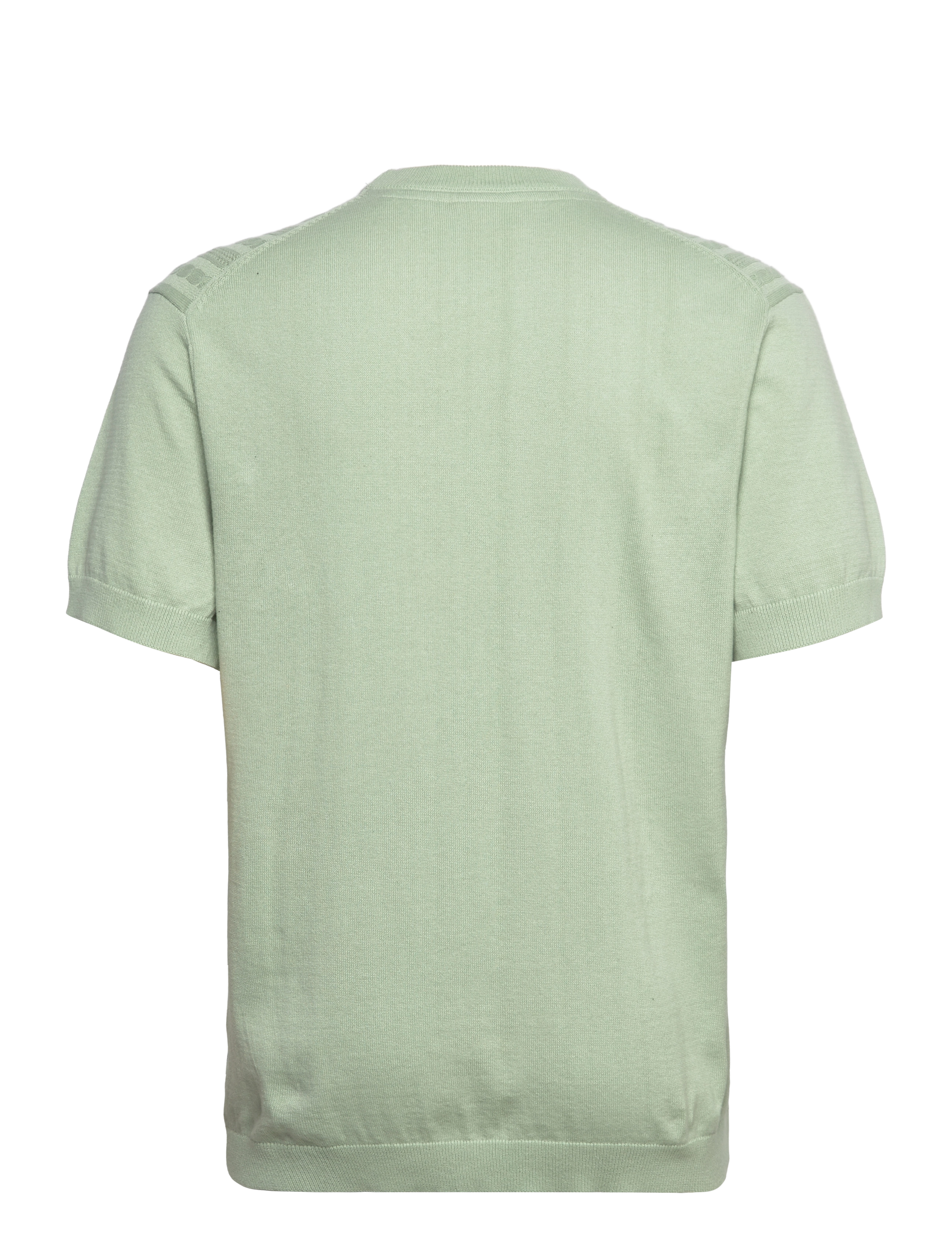 Lindbergh - Knitted S/S o-neck tee - knitted polos - pastel green - 2