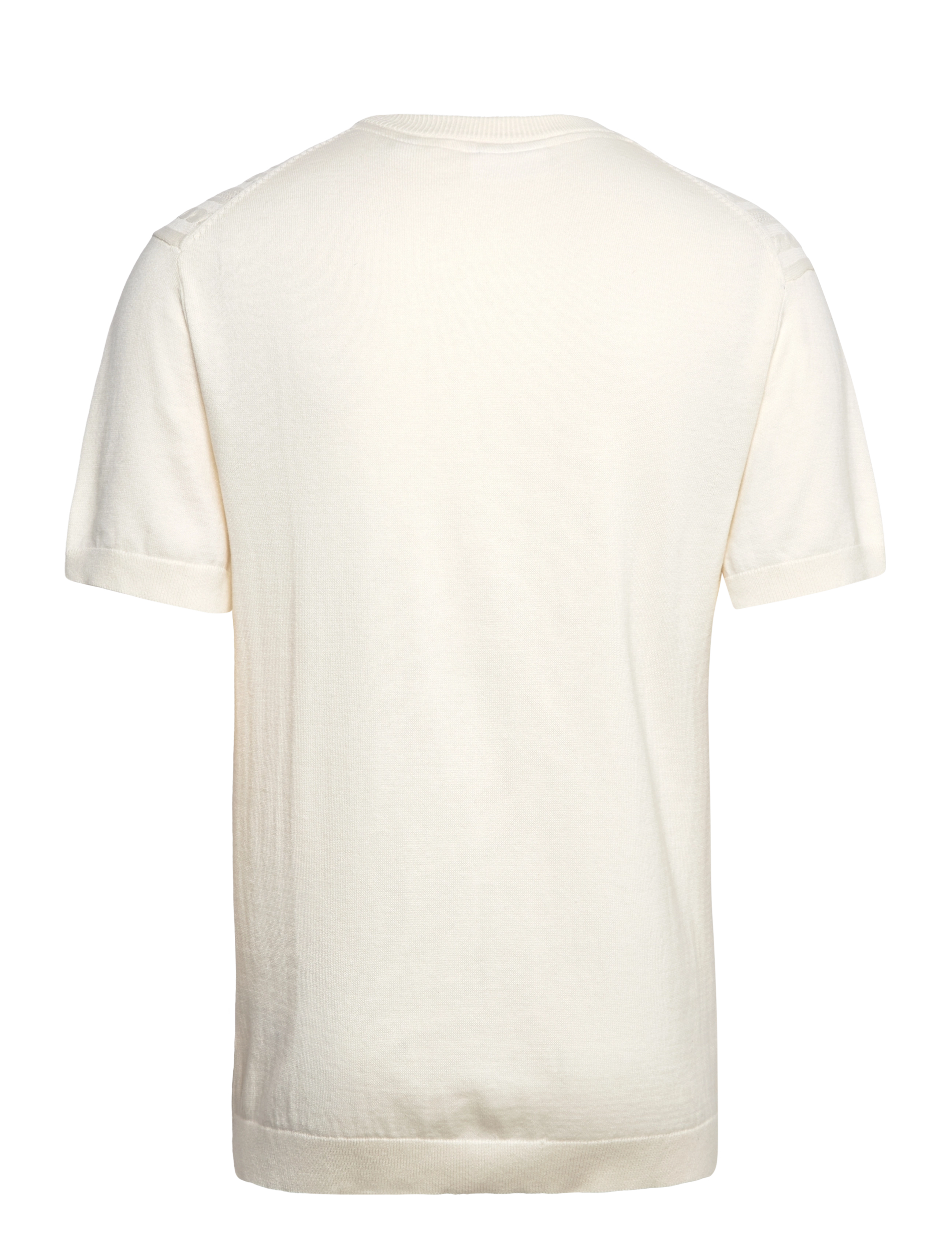 Lindbergh - Knitted S/S o-neck tee - knitted polos - pearl white - 2