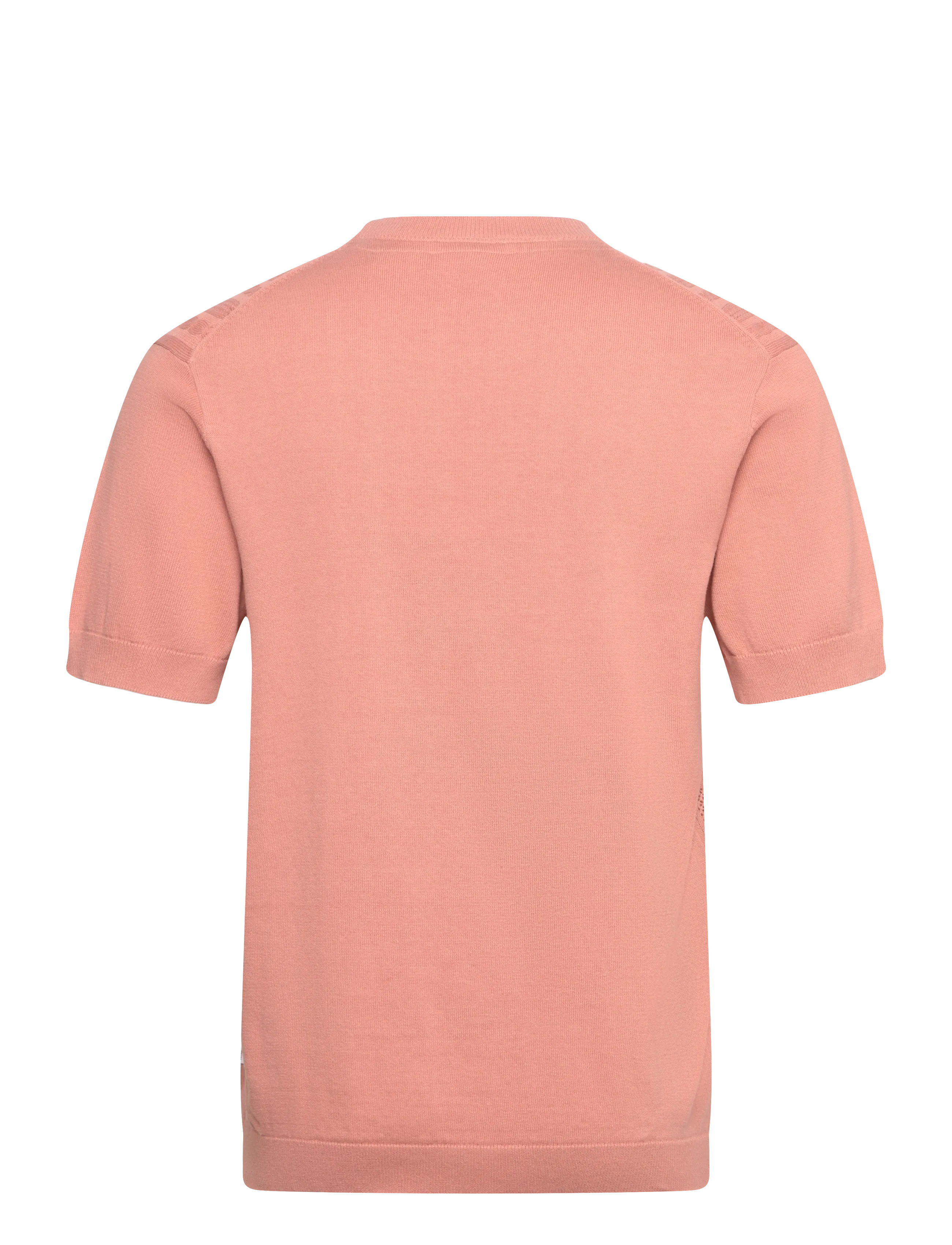 Lindbergh - Knitted S/S o-neck tee - polos en tricot - rose - 2