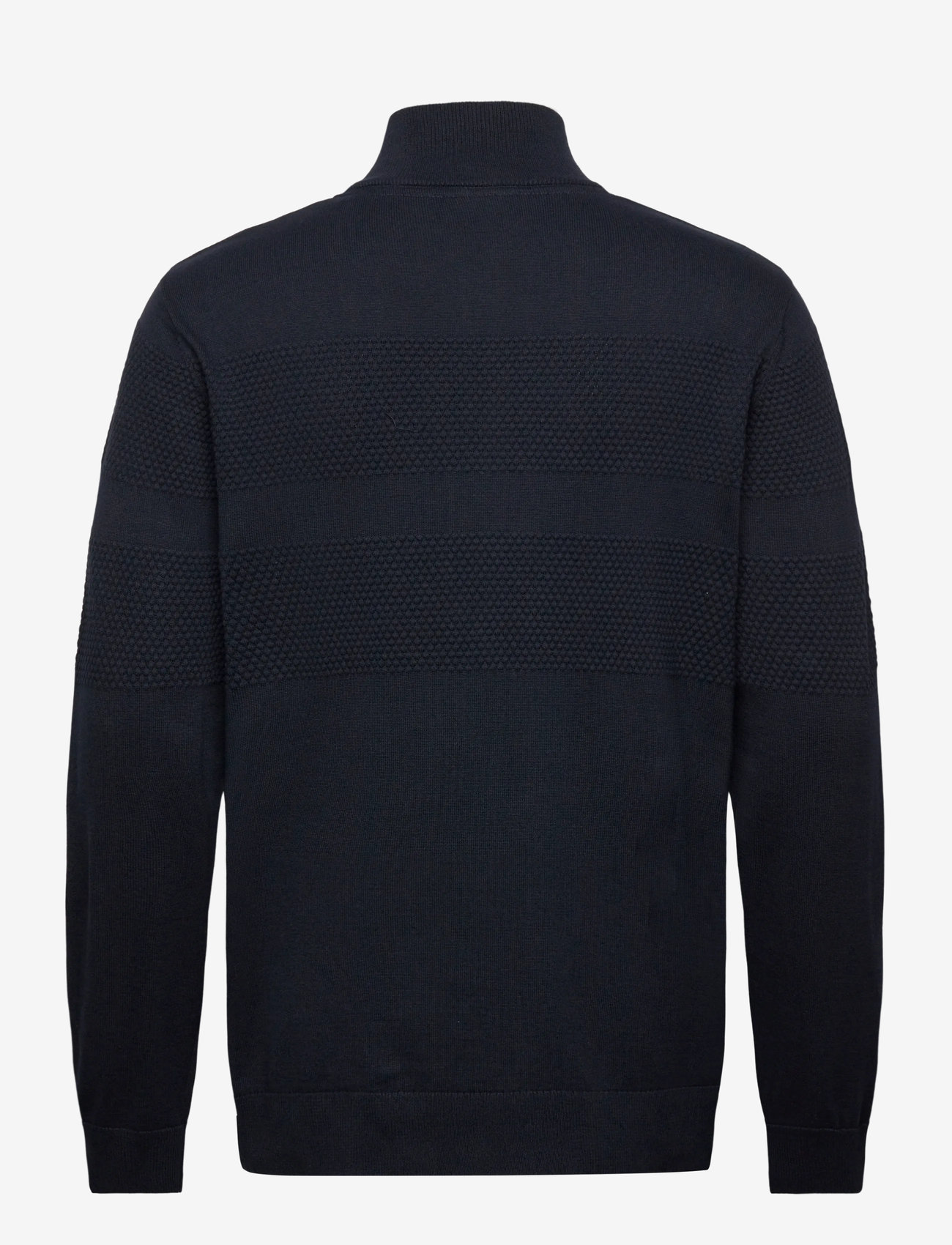 Lindbergh - Zip through purl cardigan - höstkläder - navy - 1