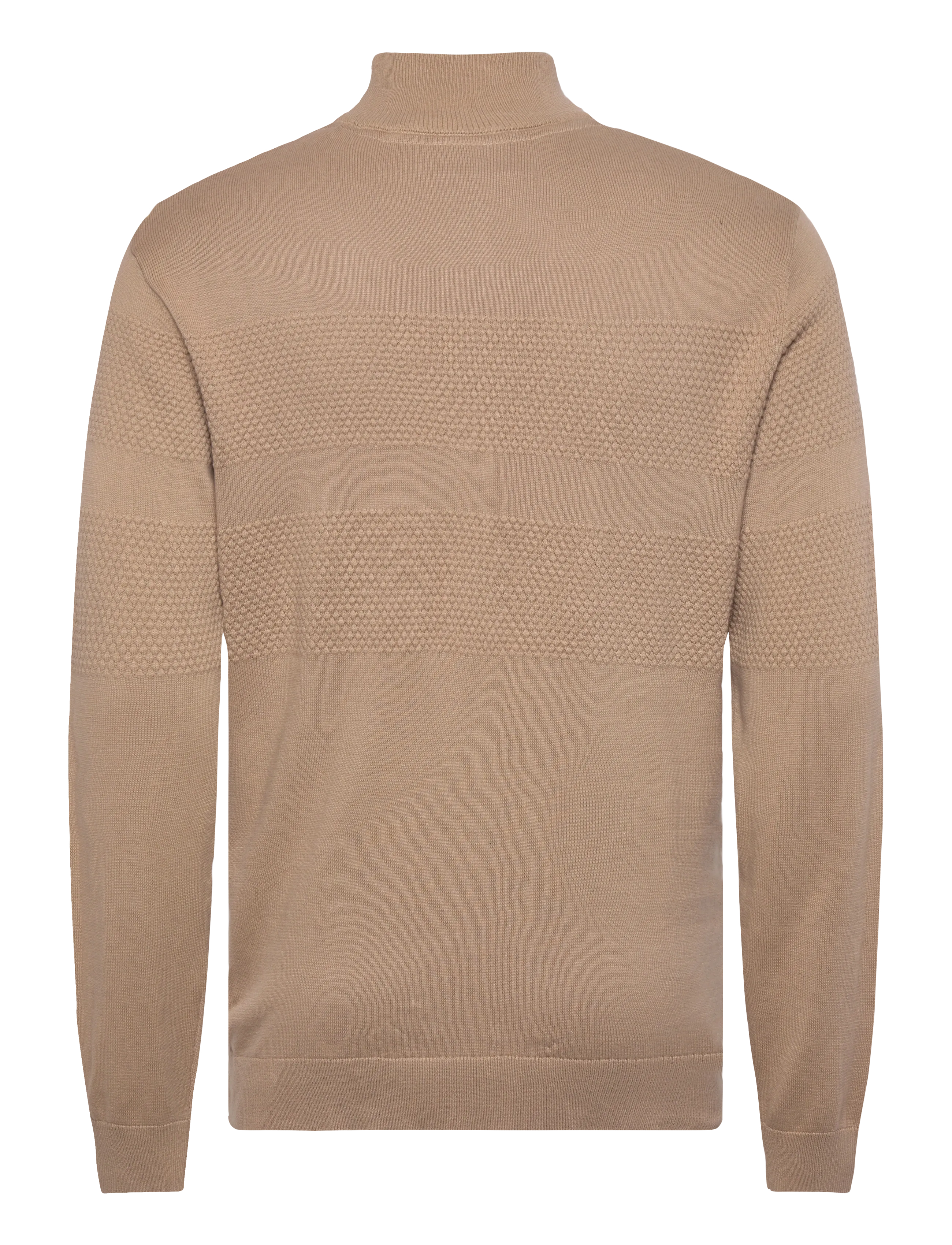 Lindbergh - Zip through purl cardigan - fødselsdagsgaver - sand - 2