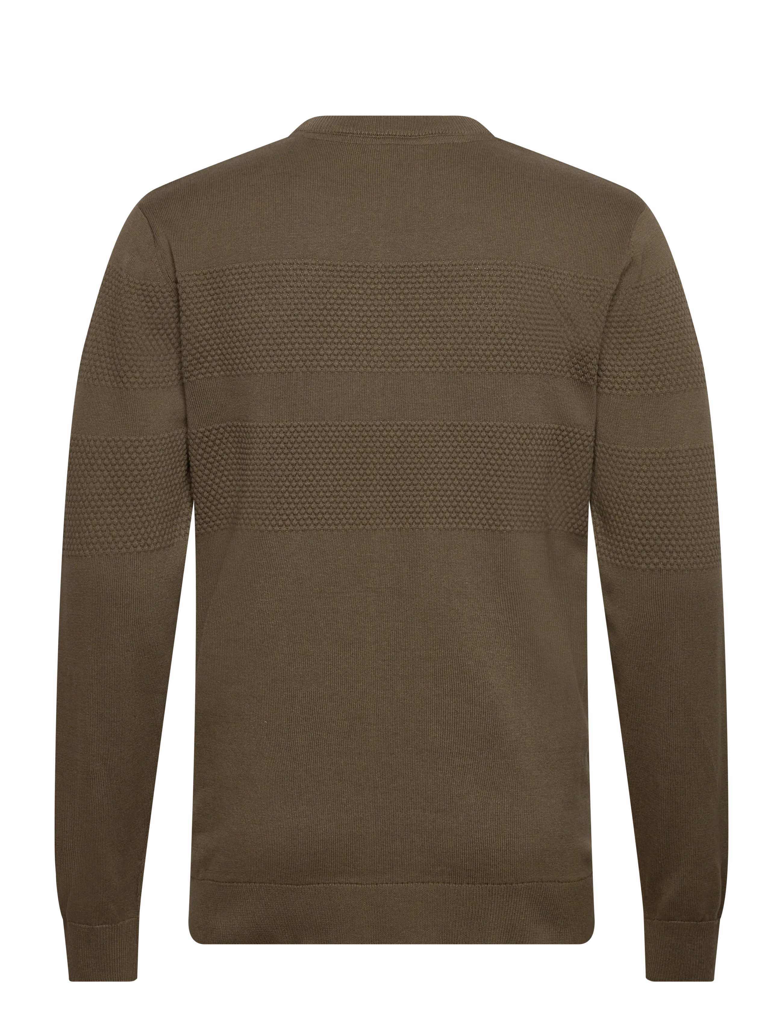 Lindbergh - Purl knit o-neck jumper - podstawowa odzież z dzianiny - army - 2