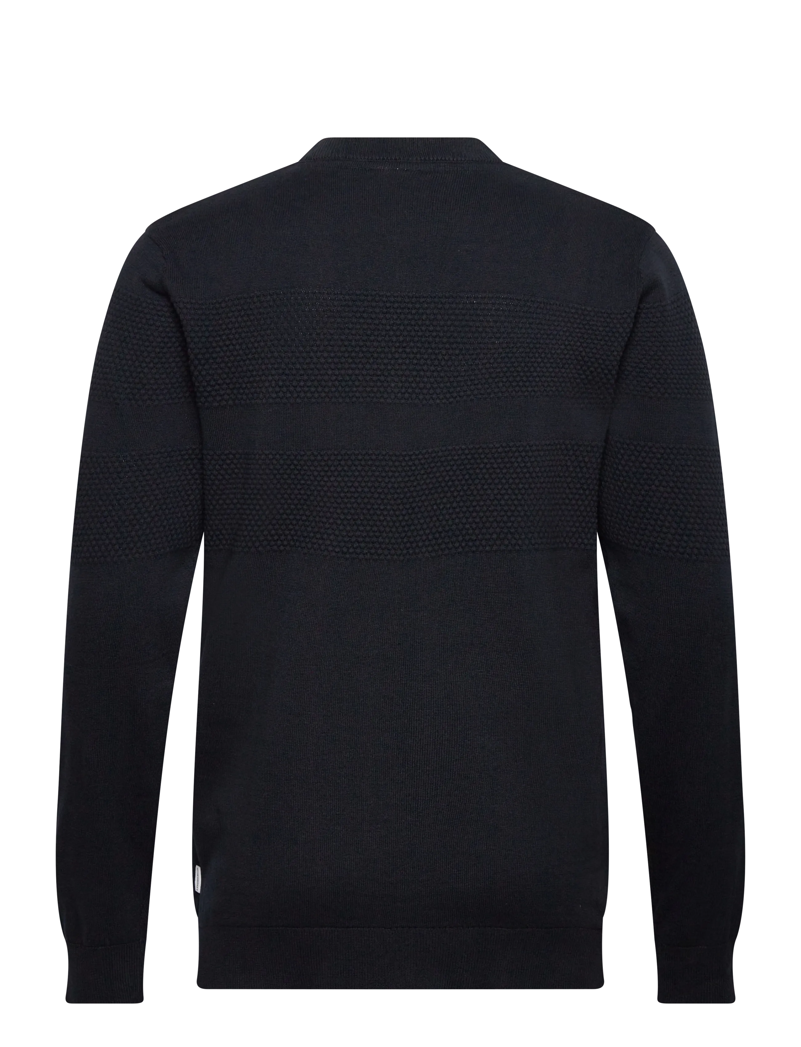 Lindbergh - Purl knit o-neck jumper - trøjer - navy - 2