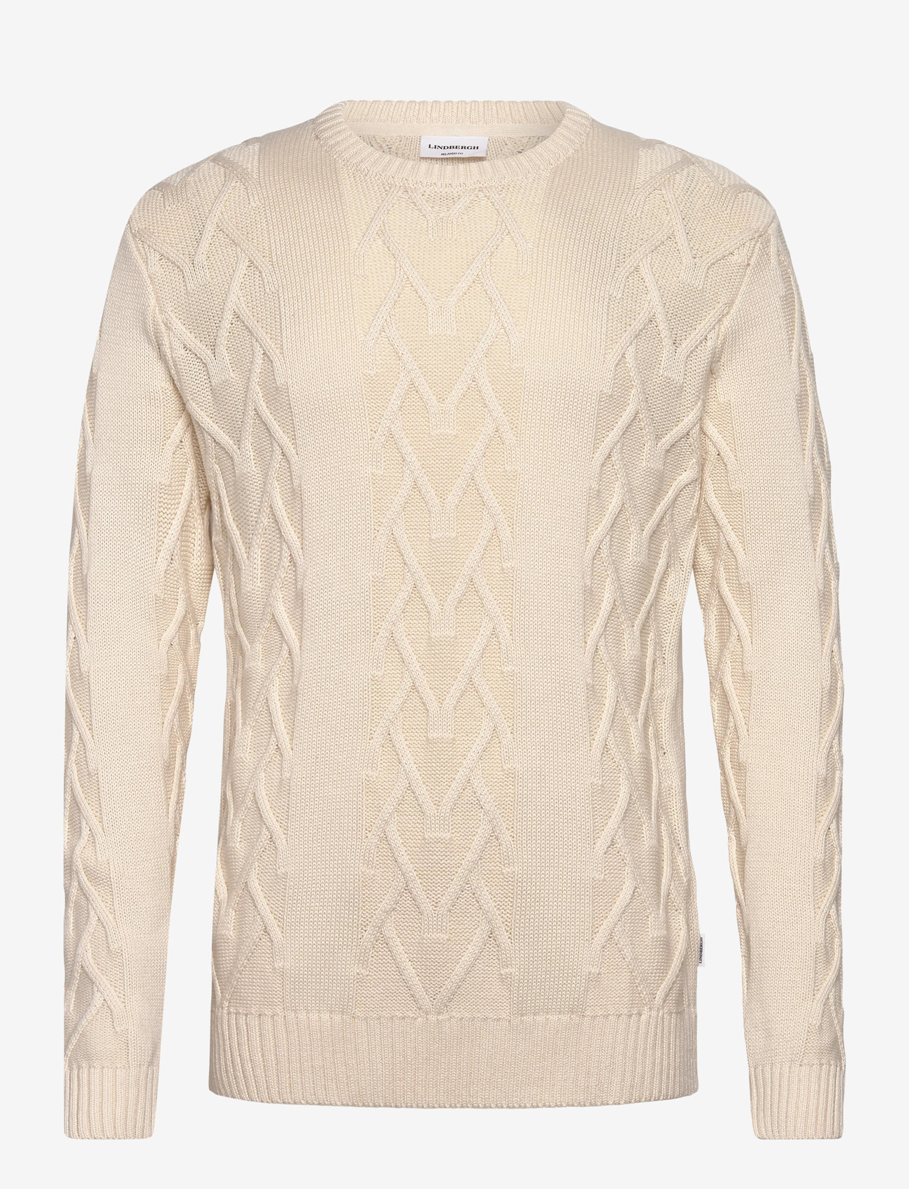 Lindbergh - Cable o-neck knit - herbstliche kleidung - off white - 0