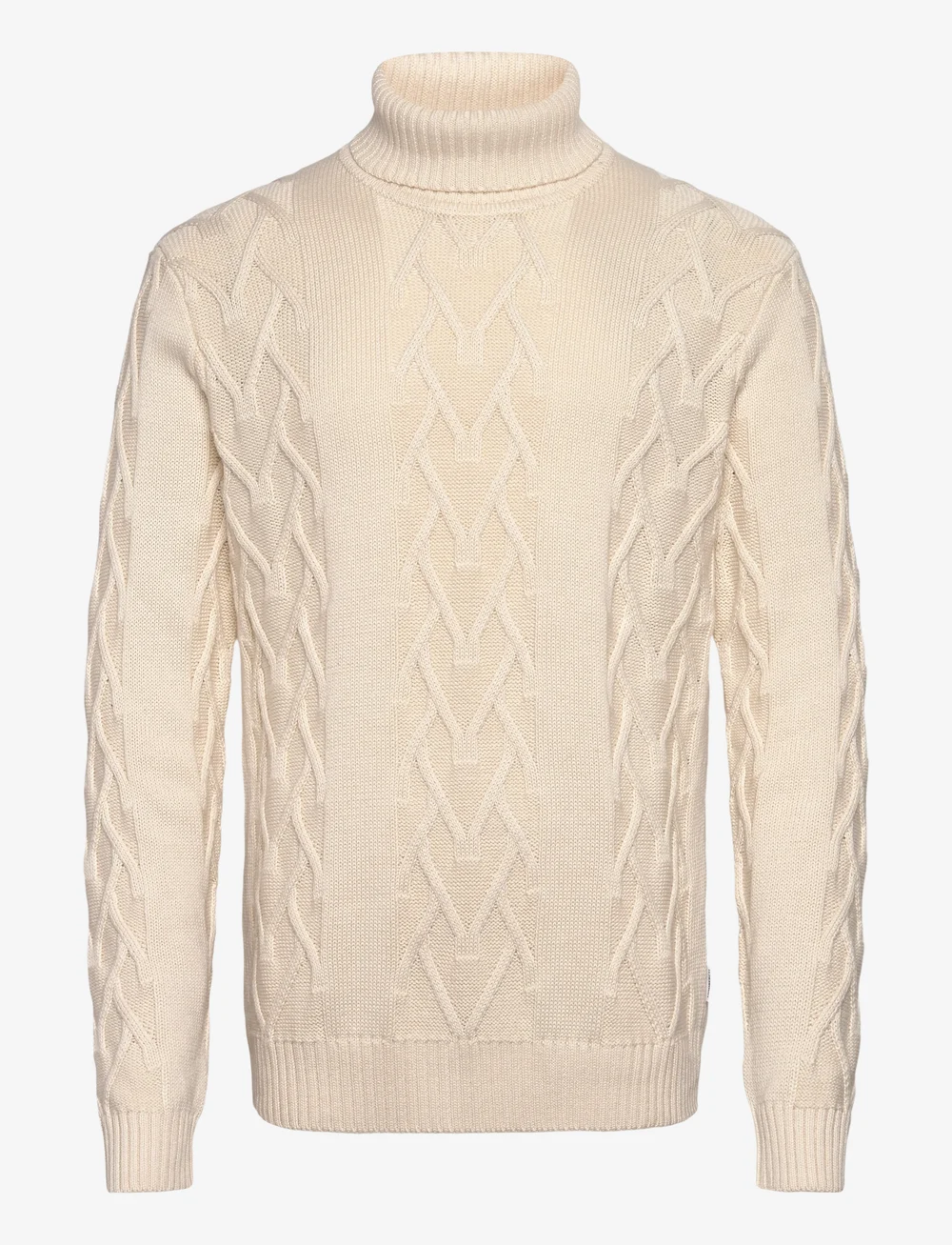 Lindbergh - Cable roll-neck knit - rullekraver - off white - 0